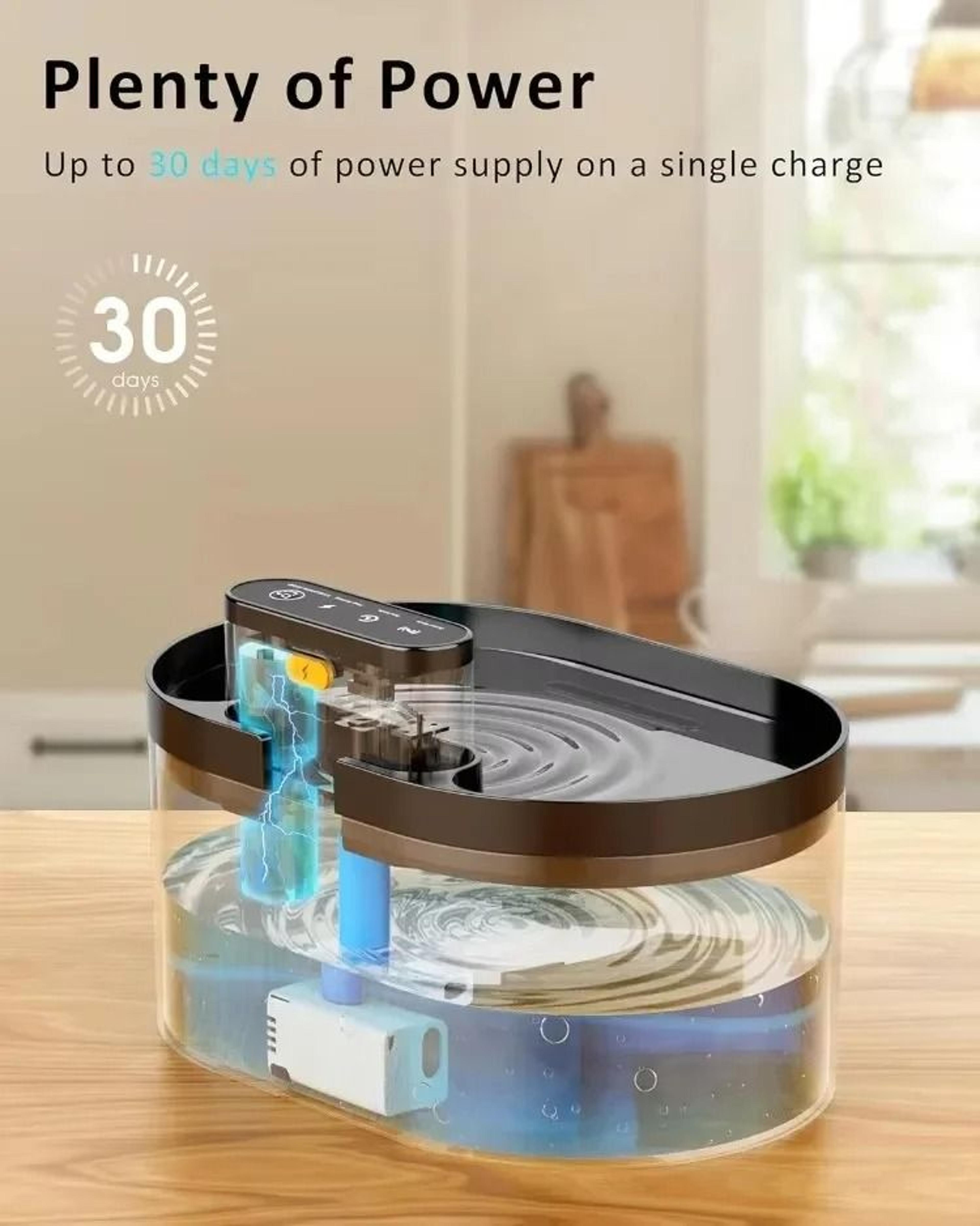 UltraQuiet Wireless MotionSensing Water Fountain 2