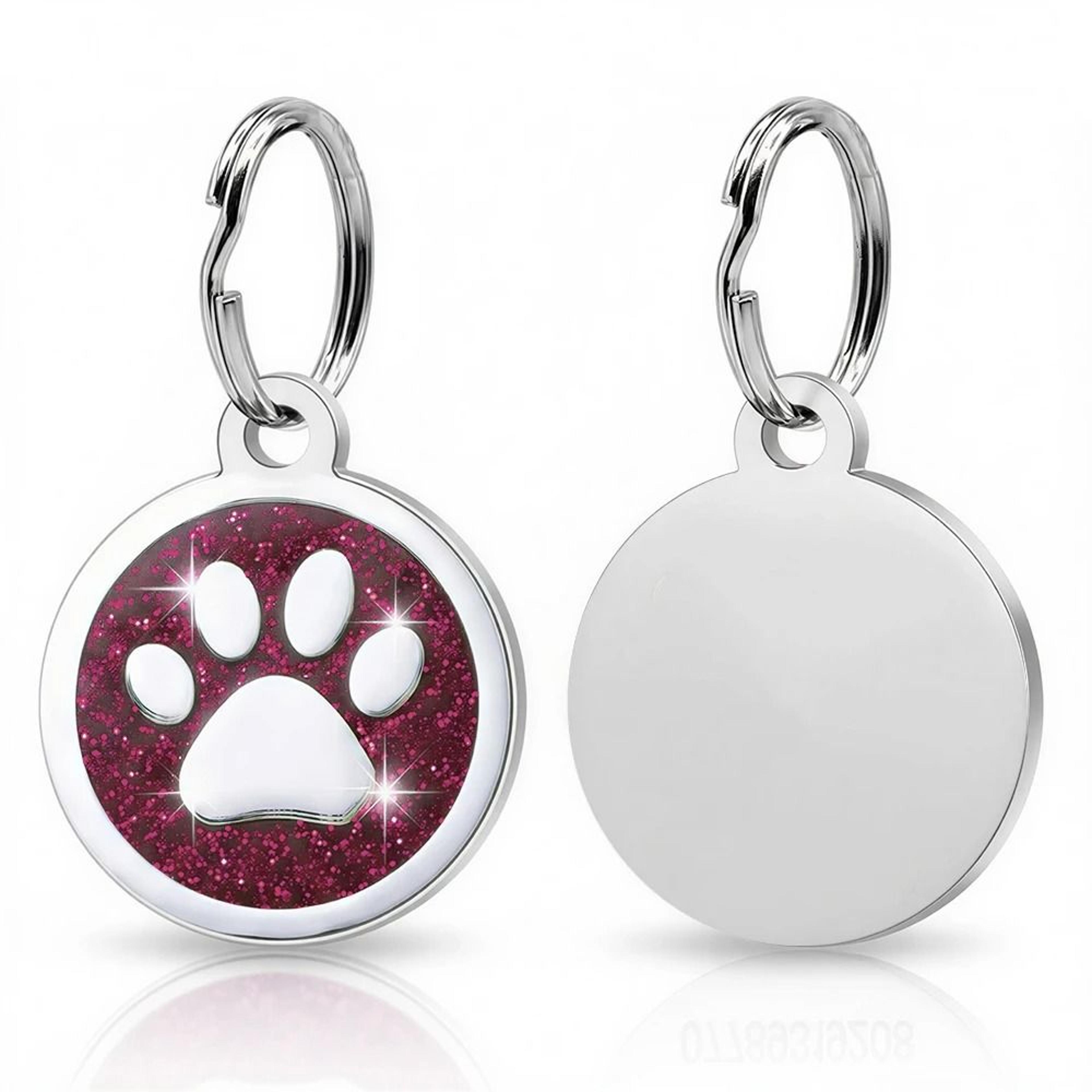 SparkleGuard Personalized Glitter Pet ID Tag 11