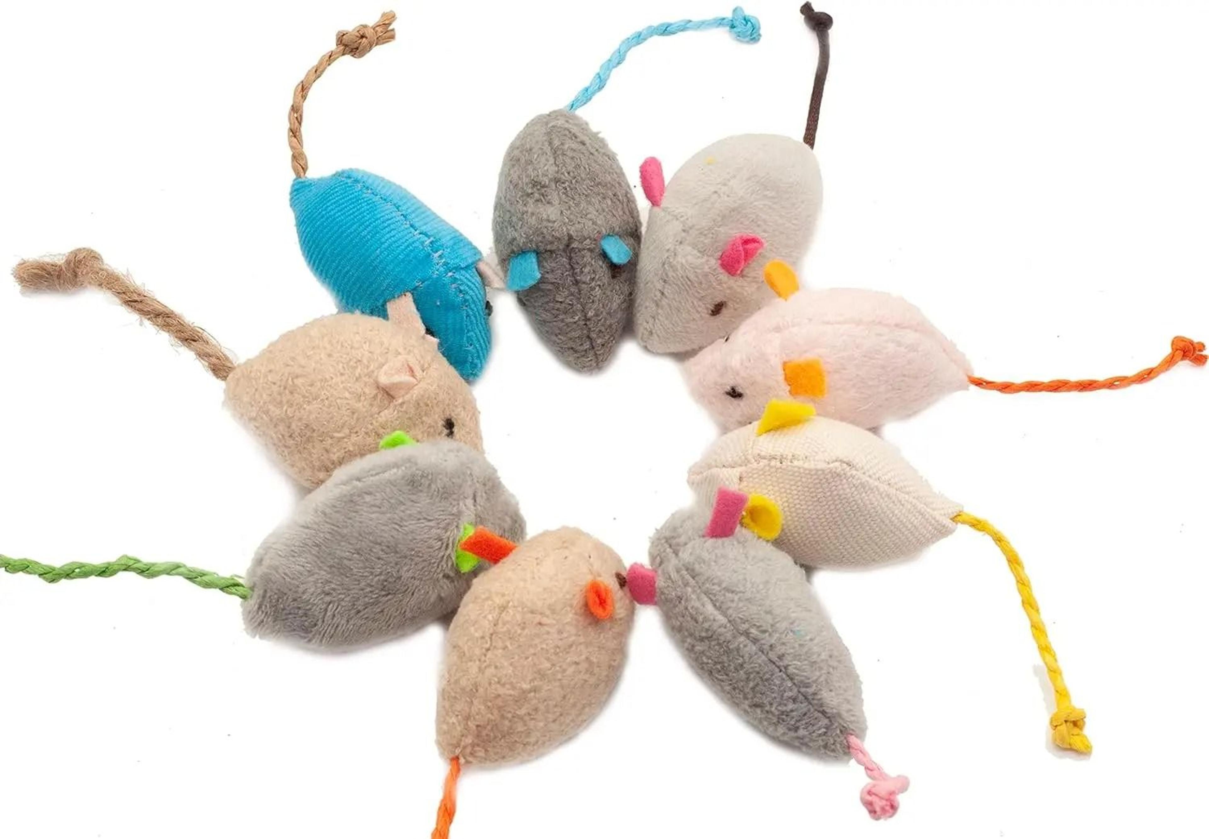Interactive Rattle  Catnip Mice 1