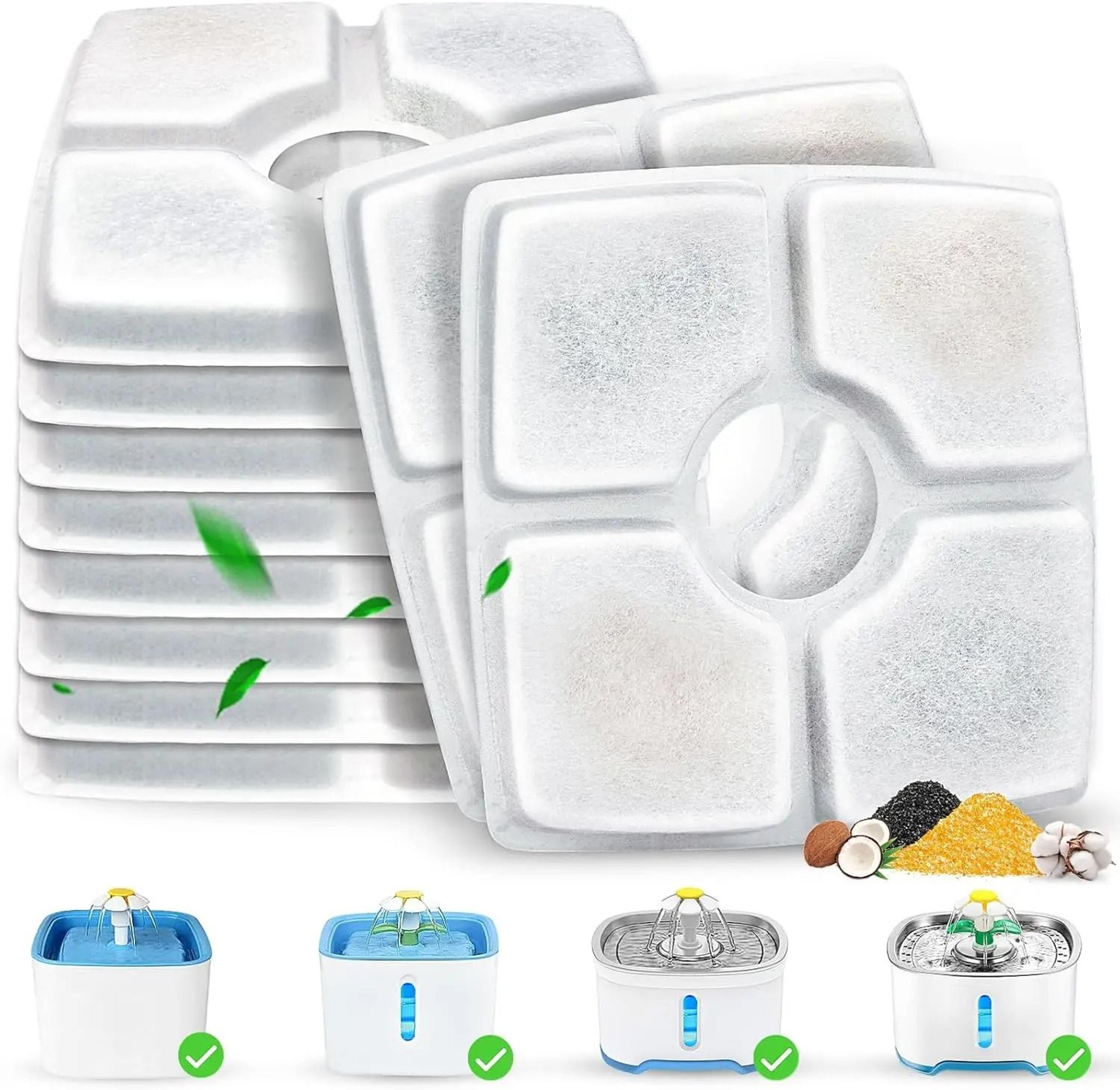 QuadAction Square Fountain Replacement Filters 1