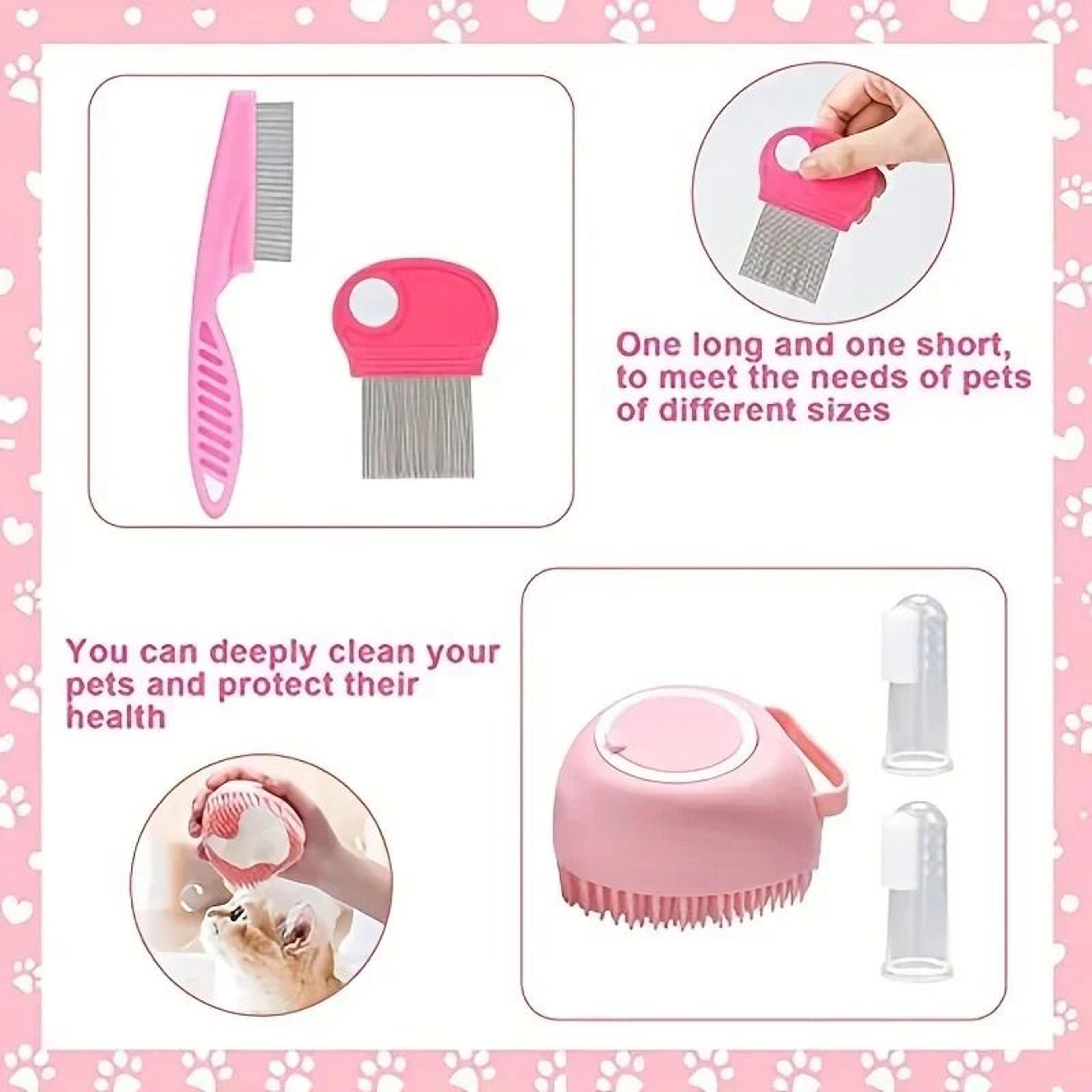 Professional 8Piece Feline Grooming  Spa Kit 5