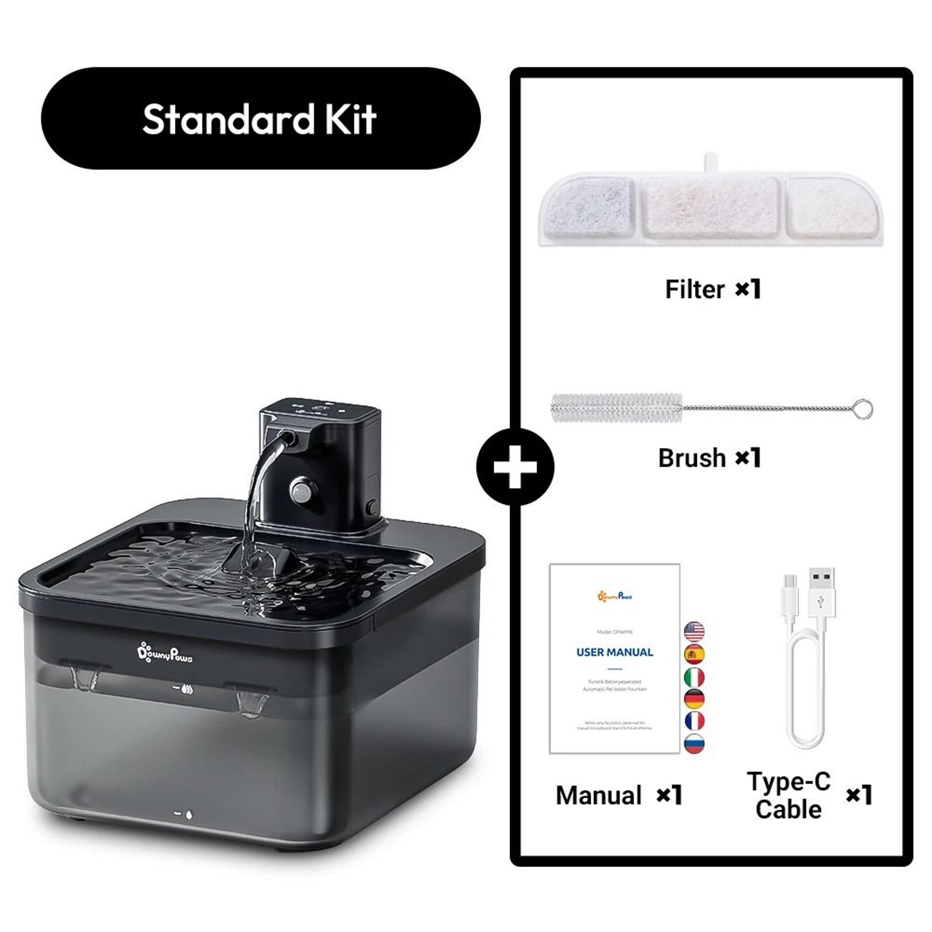 DownyPaws 25L Wireless MotionSensor Pet Fountain 6