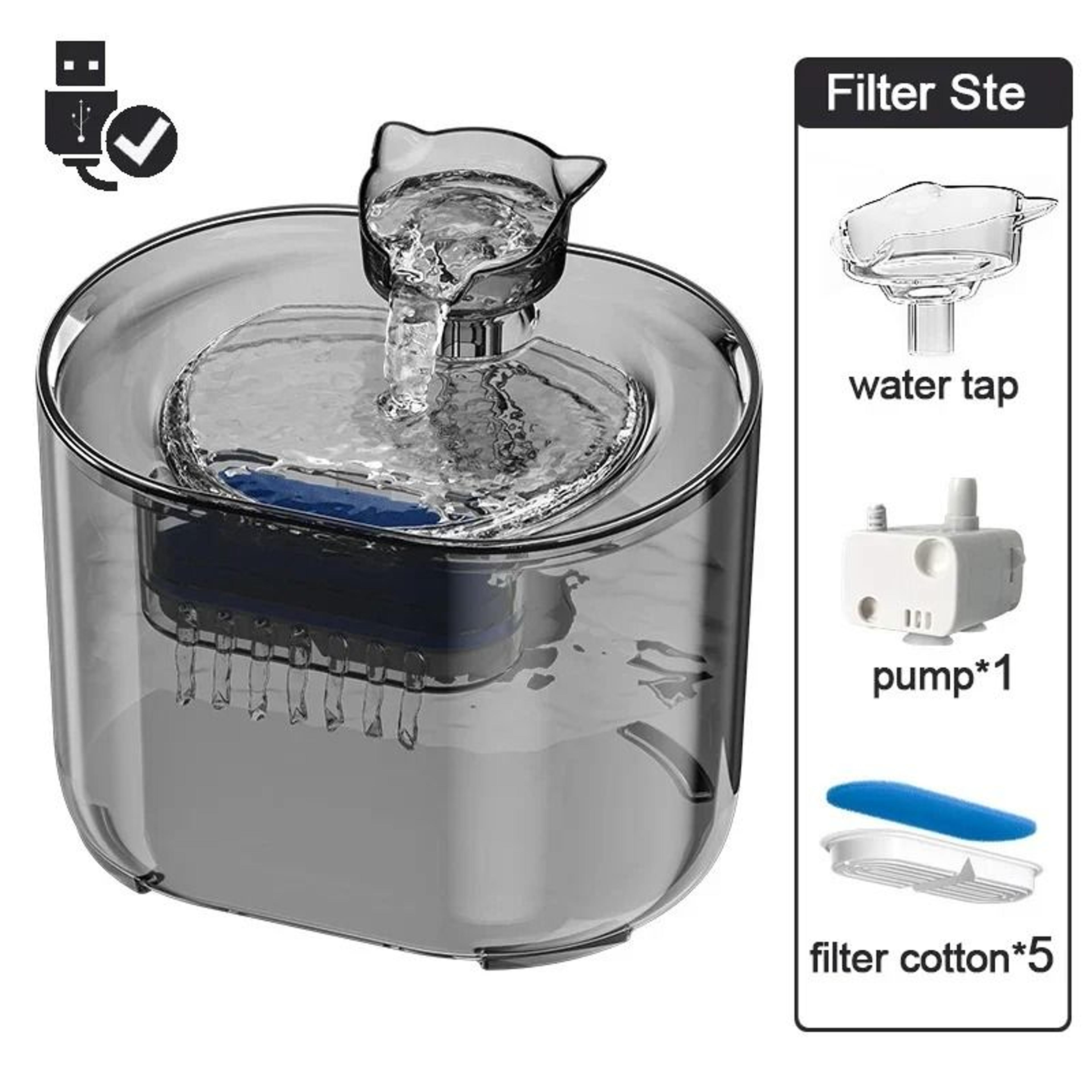 Automatic Circulating UltraQuiet Pet Fountain 13