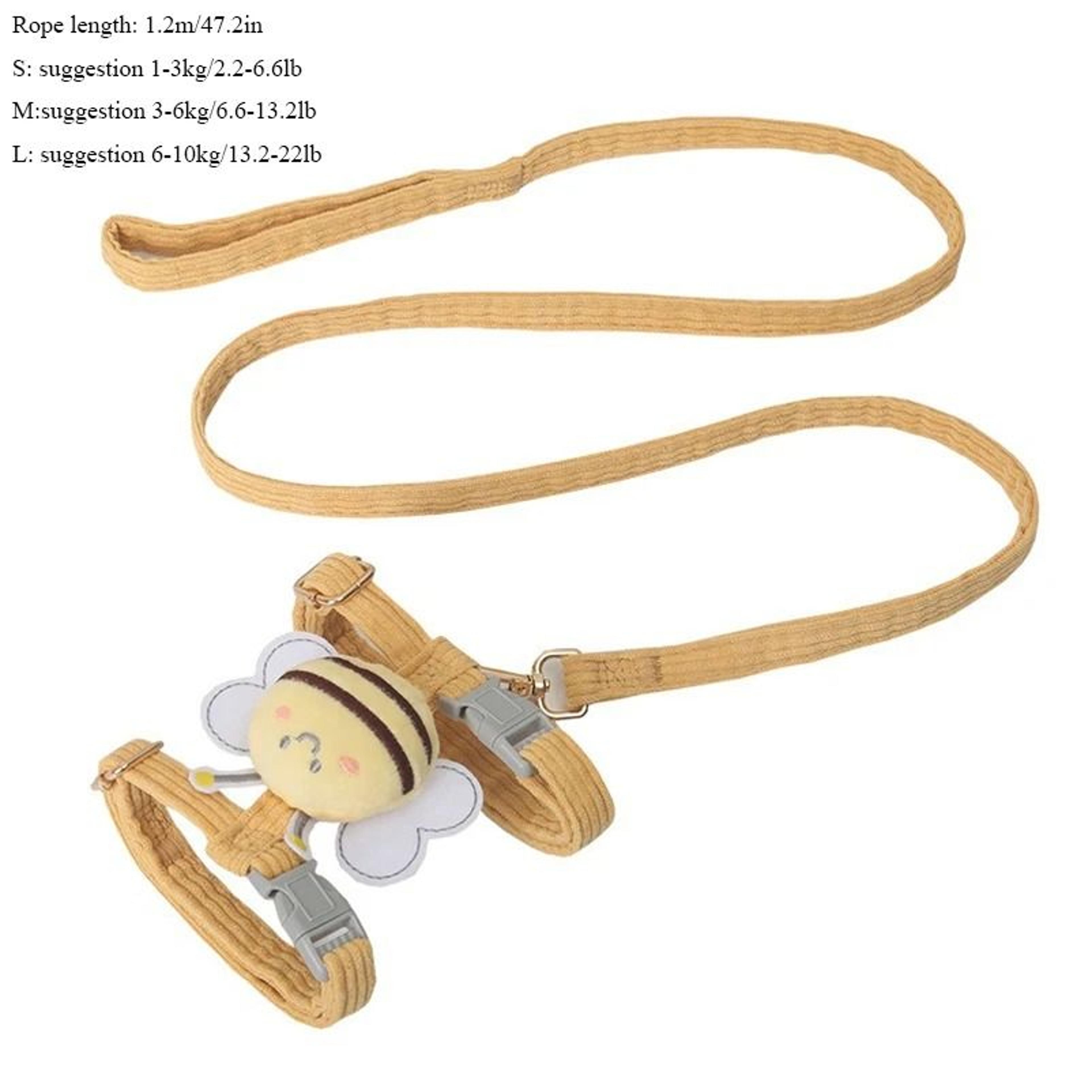 Busy Bee Plush Walking Harness  Leash Set 5