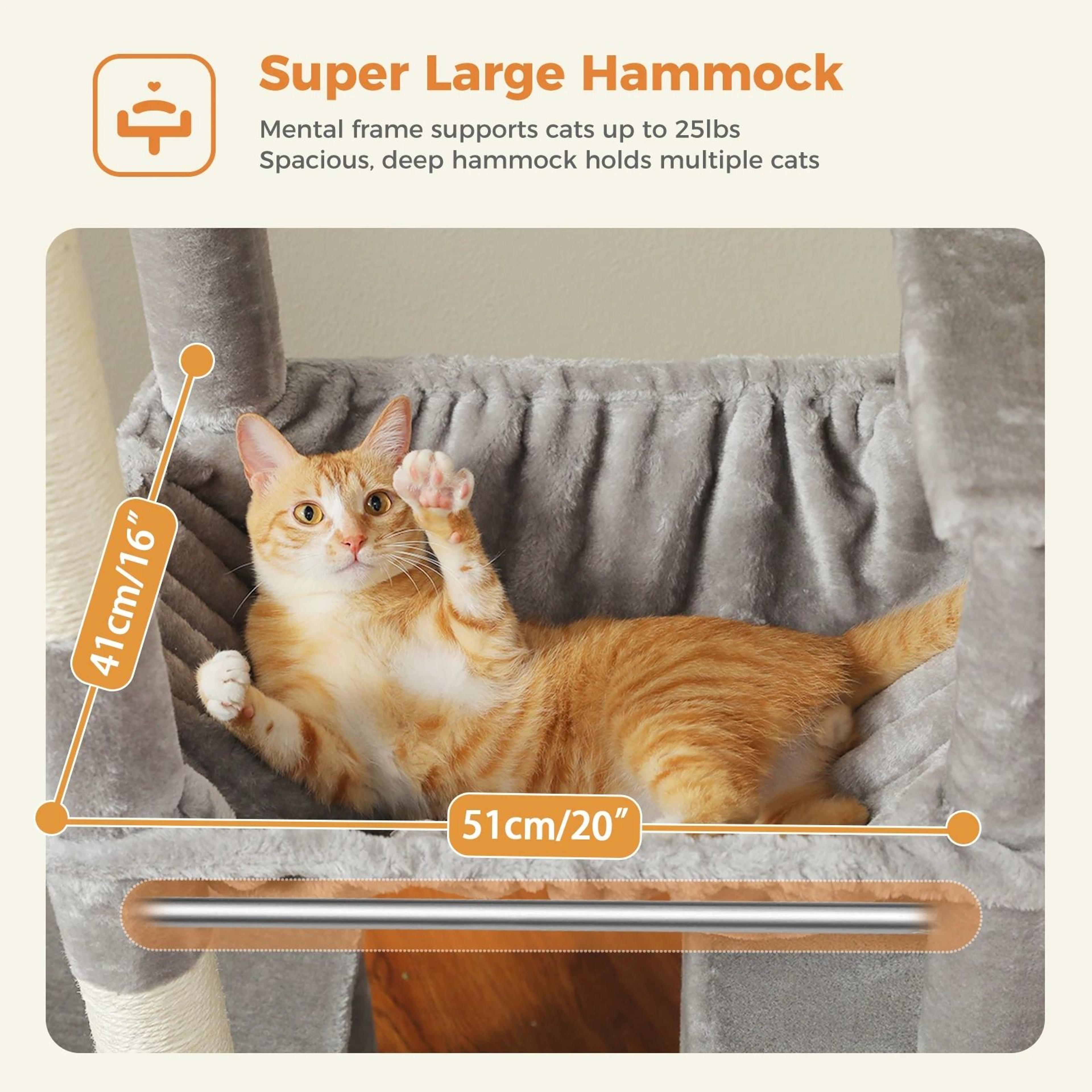 Majestic 180cm MultiLevel Estate For Large Cats 4