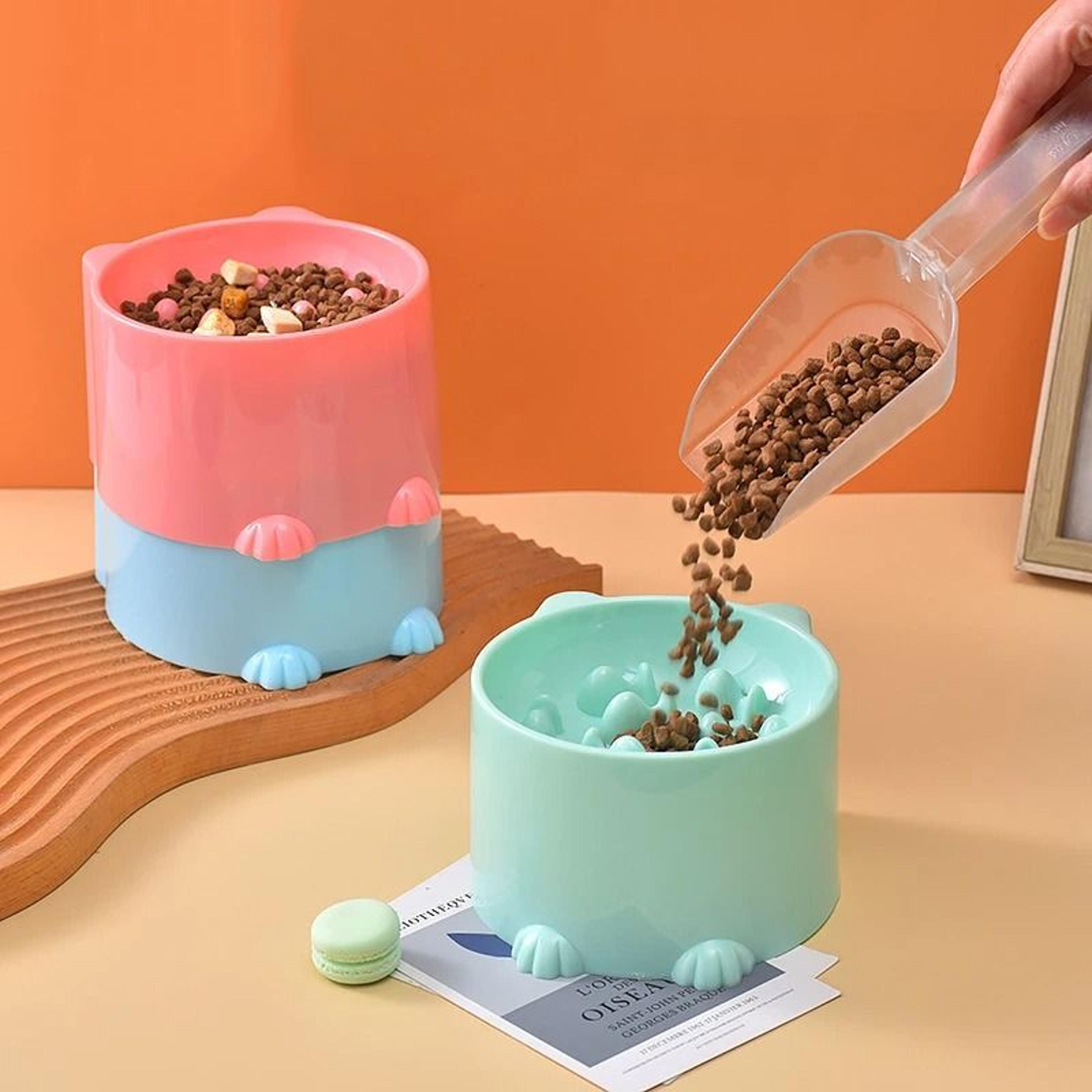elevated slow-feeding digestive basin