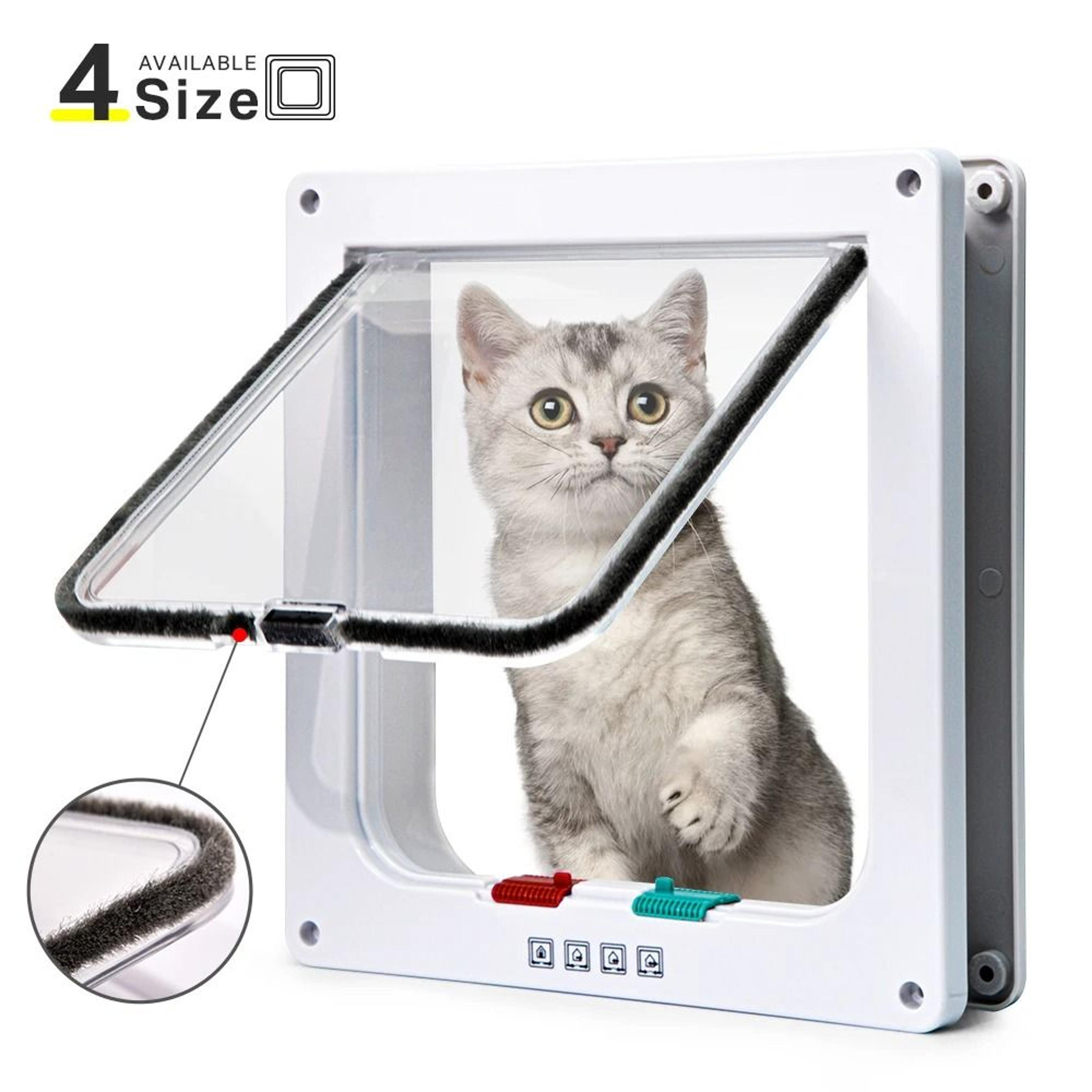 4-way locking smart pet door