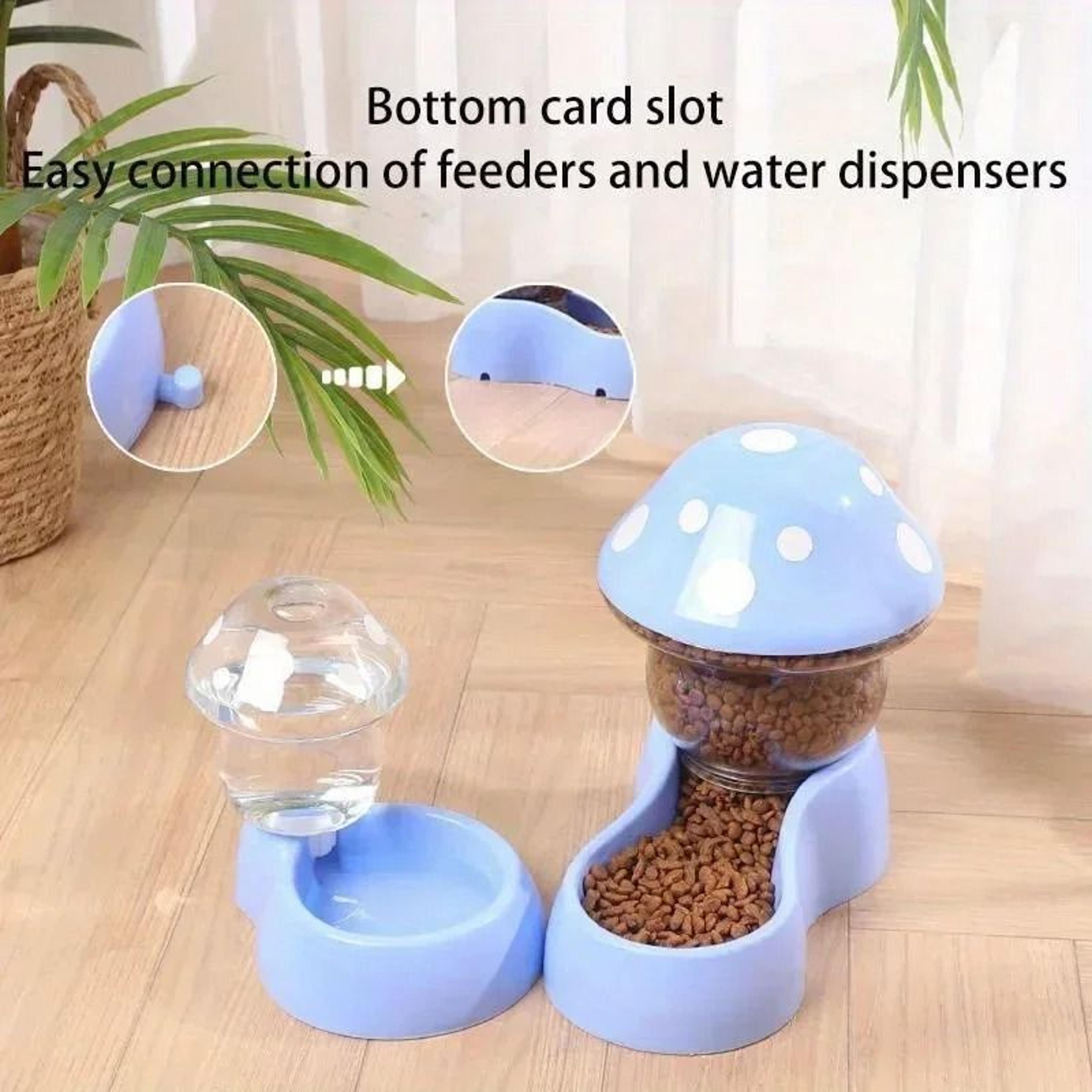 MushroomStyle Automatic Food  Water Dispenser 2