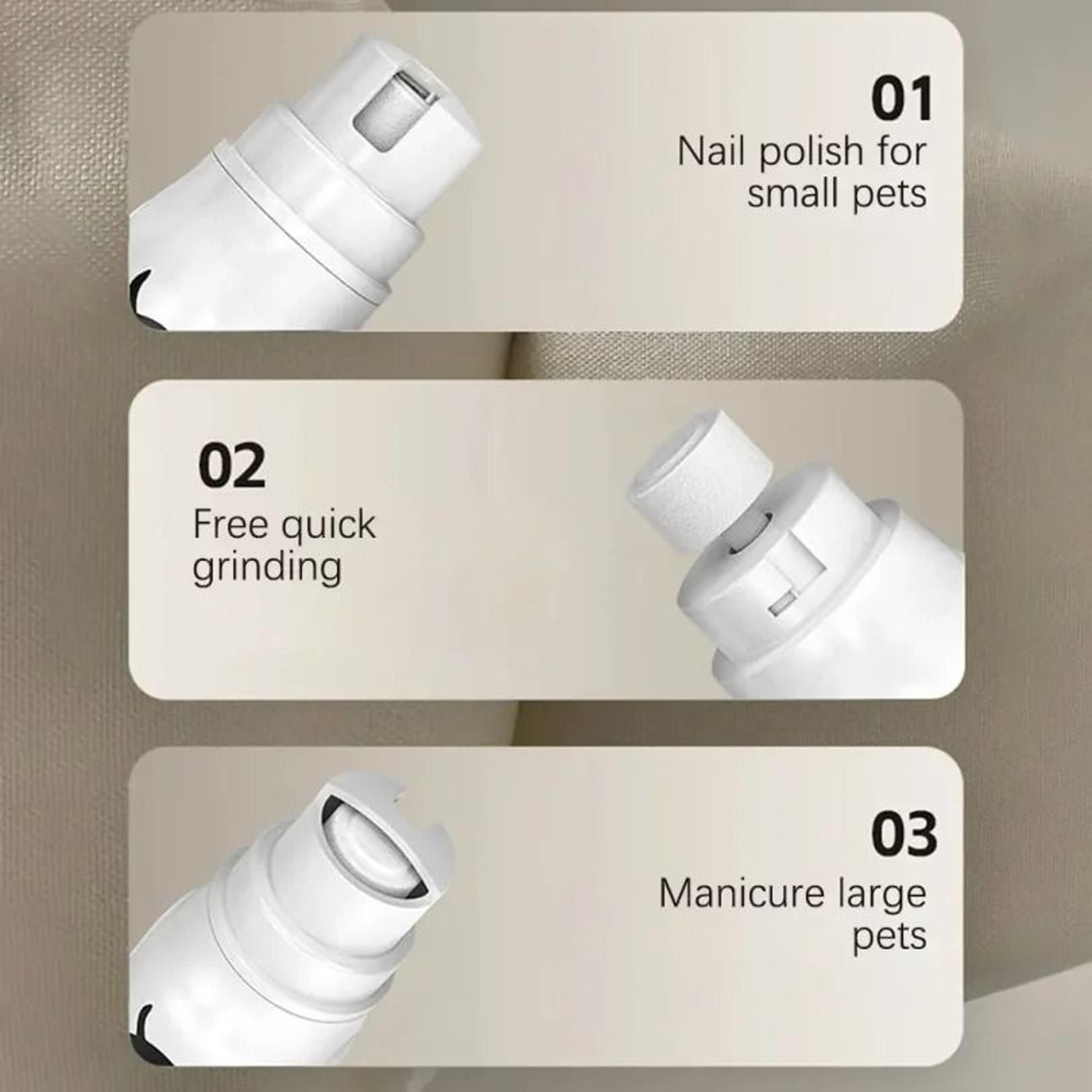 3Speed Professional Electric Pet Nail Grinder 5