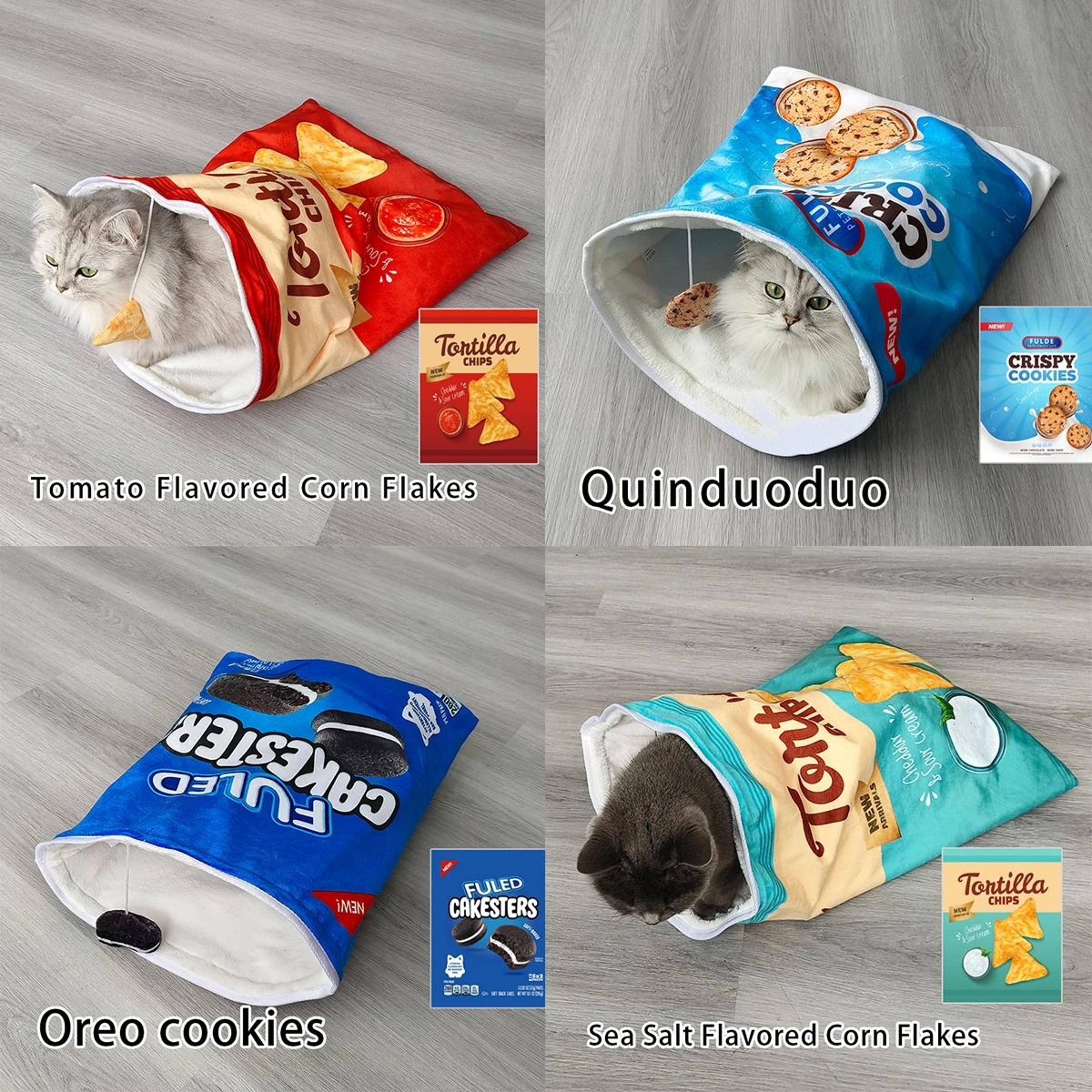 gourmet snack-bag "crinkle" drill tunnel