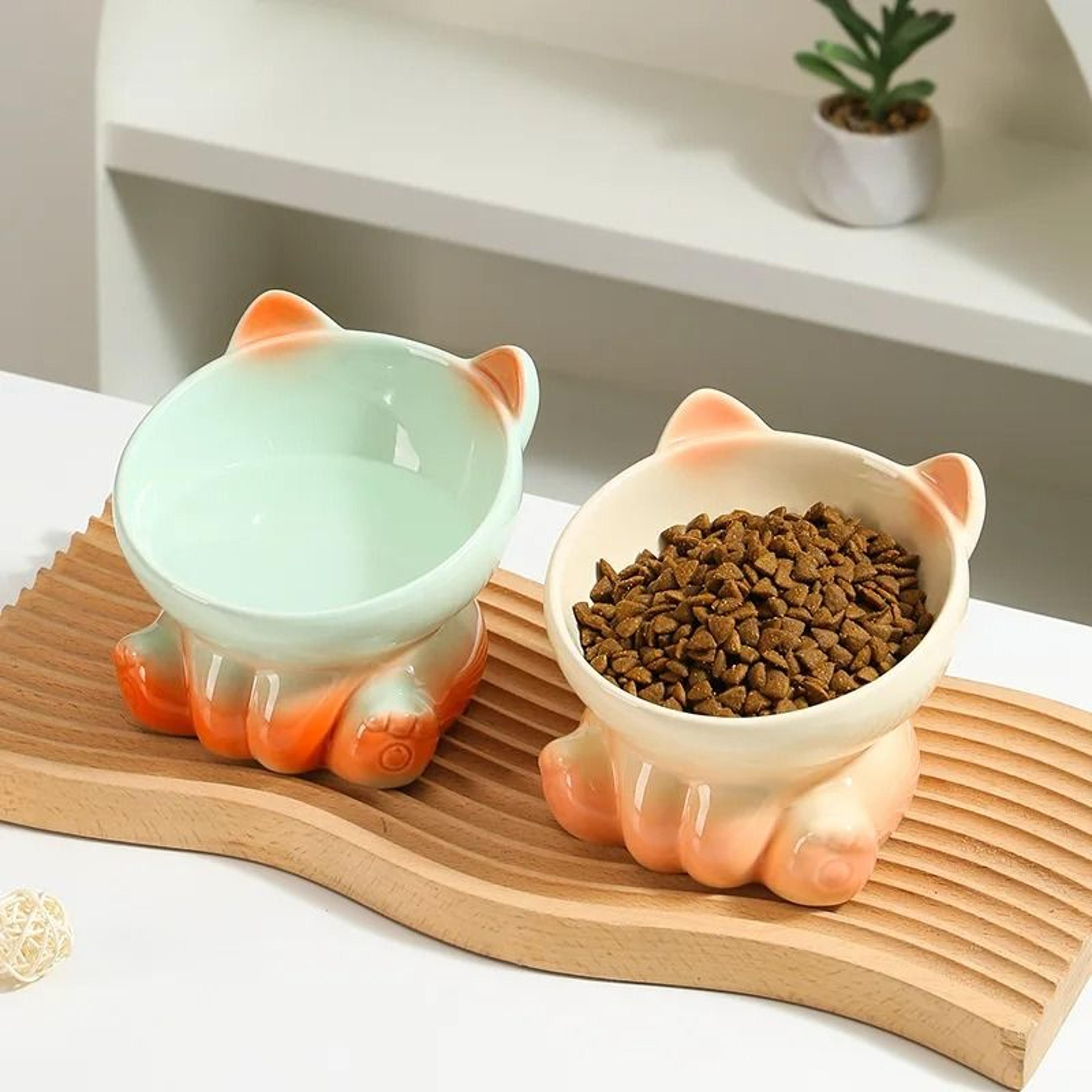 Ergonomic Gradient Ceramic Tall Bowl 1