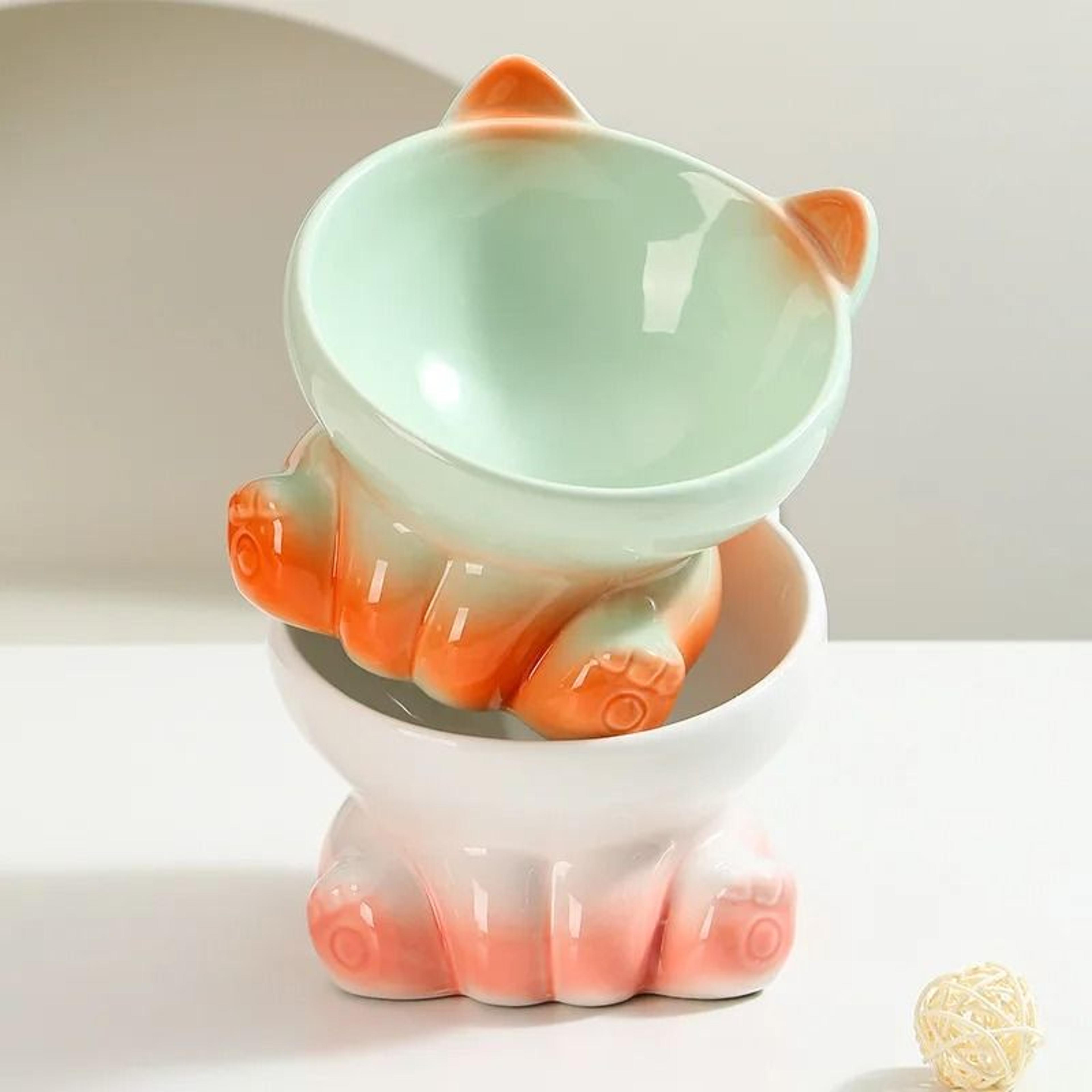 Ergonomic Gradient Ceramic Tall Bowl 3