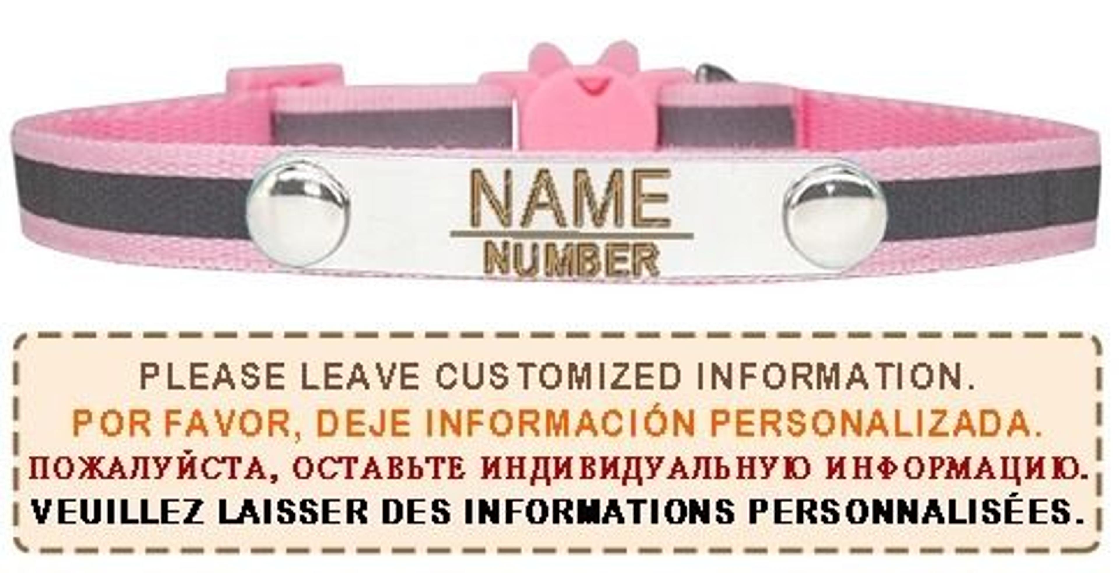AuraReflective Personalized Safety Collar 8
