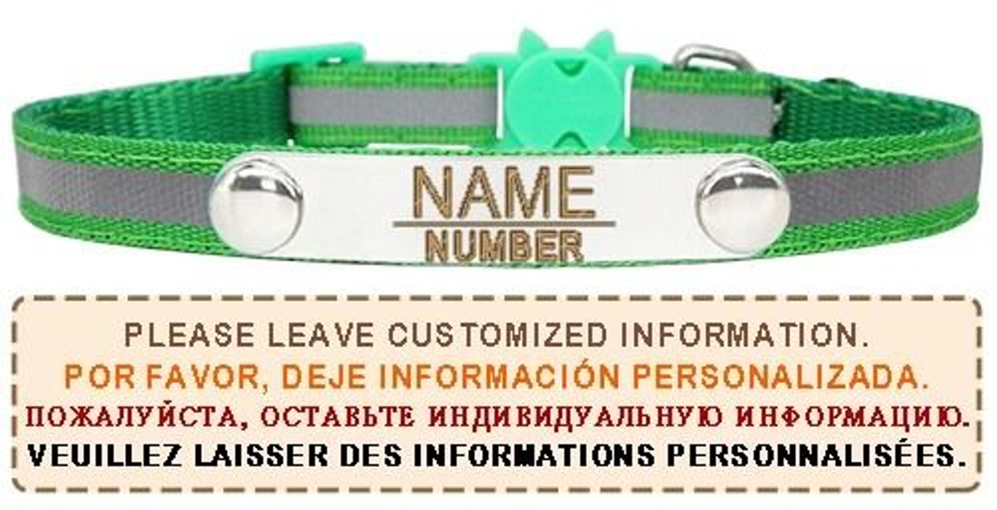 AuraReflective Personalized Safety Collar 22