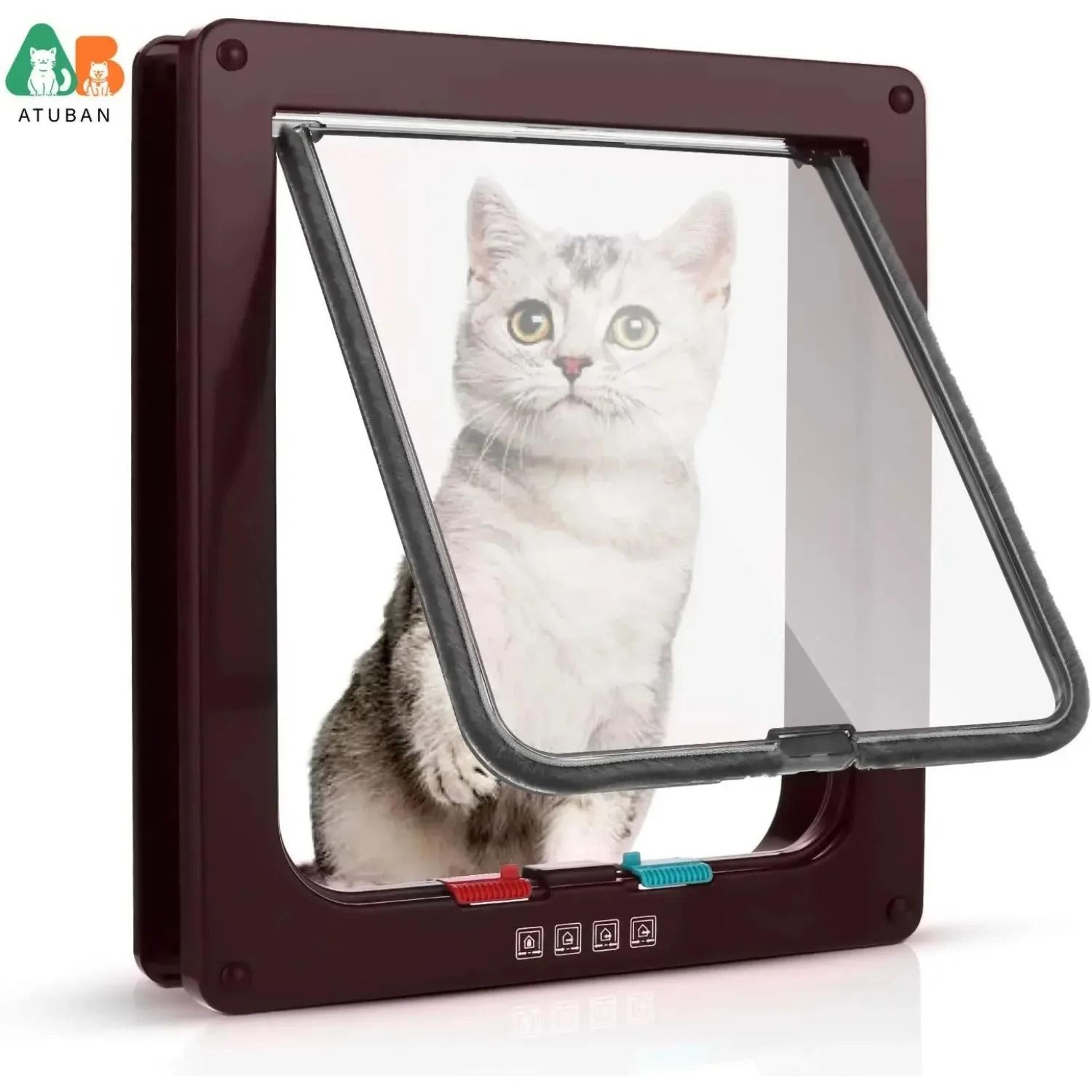 atuban professional 4-way locking pet portal