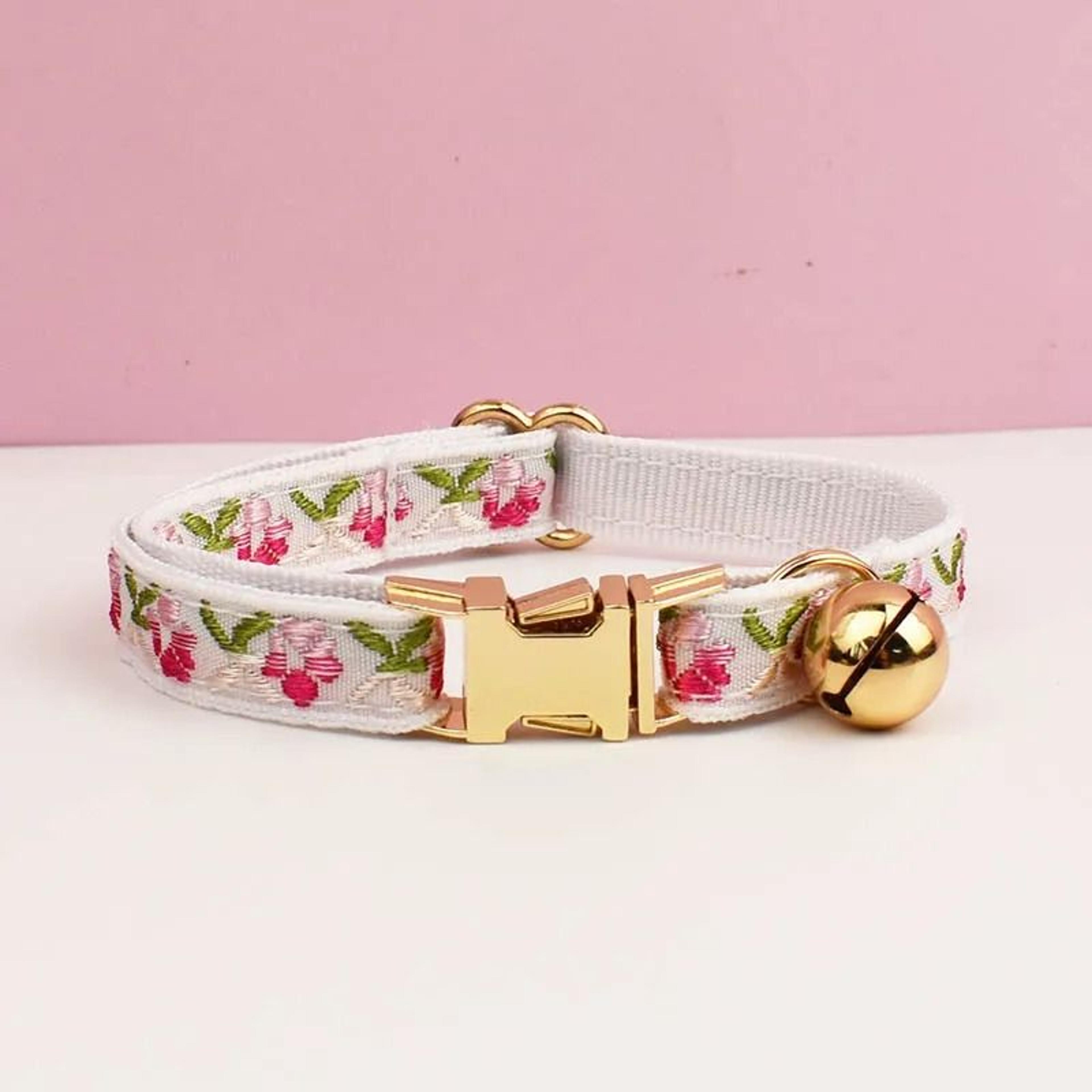 PetalPlush Personalized Safety Collar  Leash Set 7