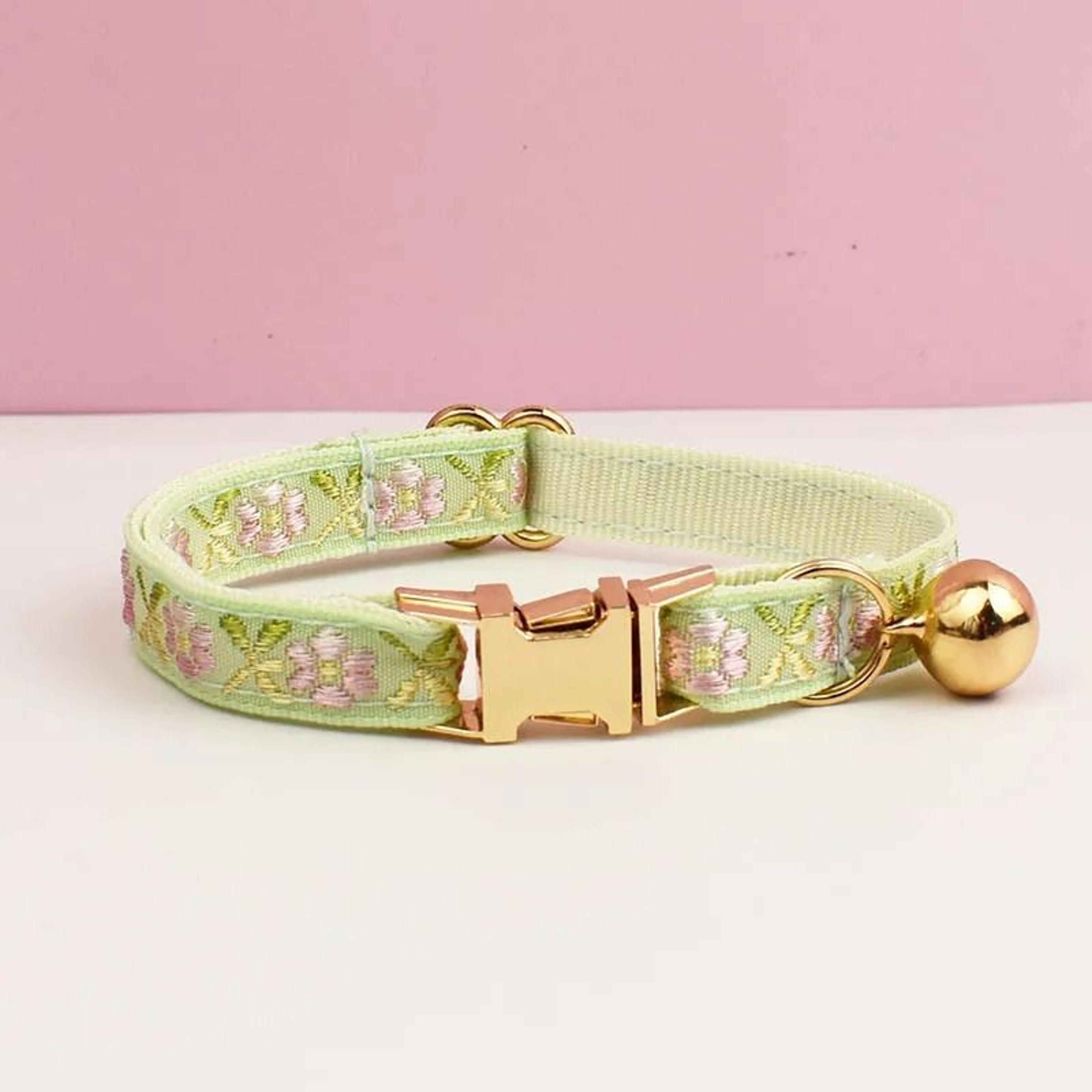 PetalPlush Personalized Safety Collar  Leash Set 10