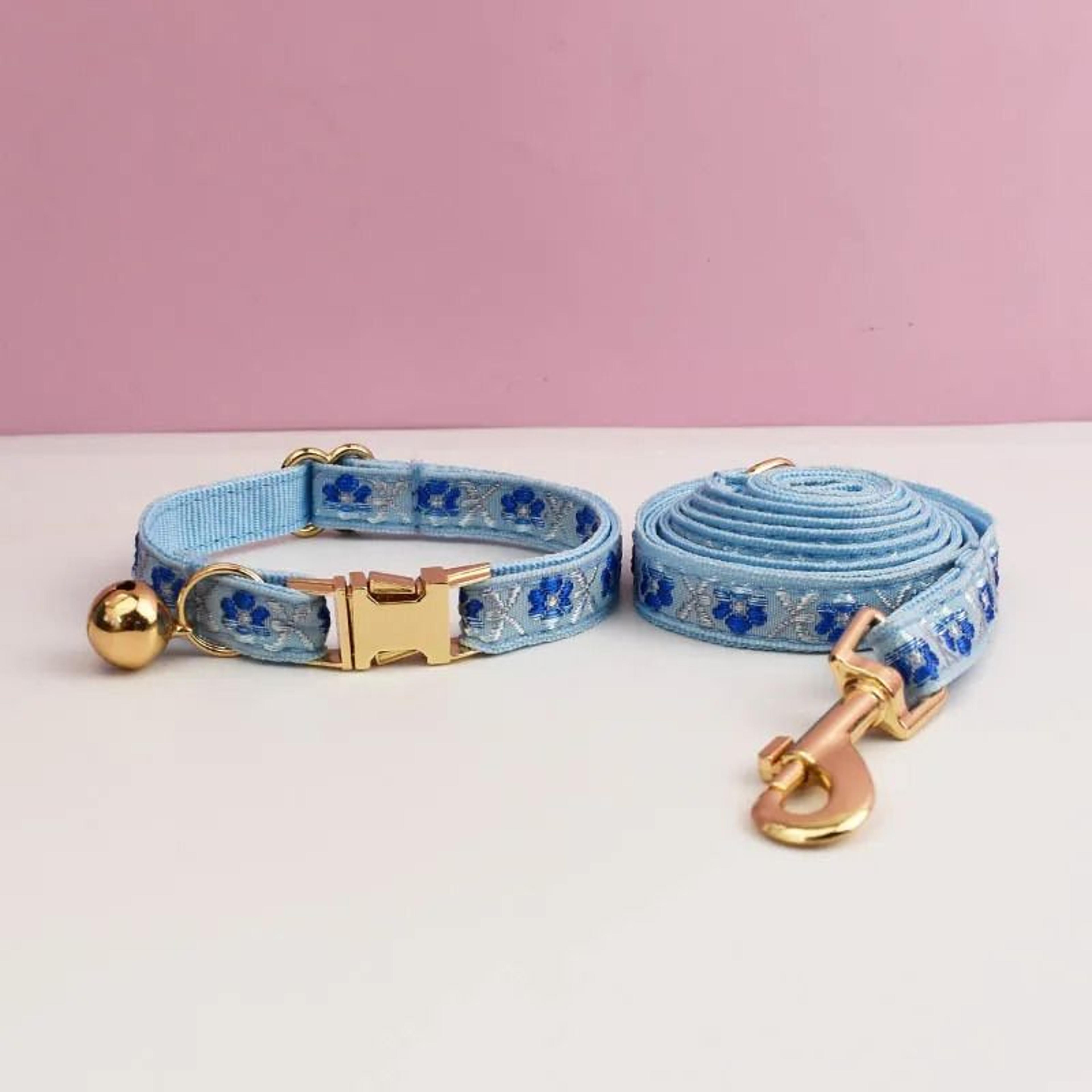 PetalPlush Personalized Safety Collar  Leash Set 11