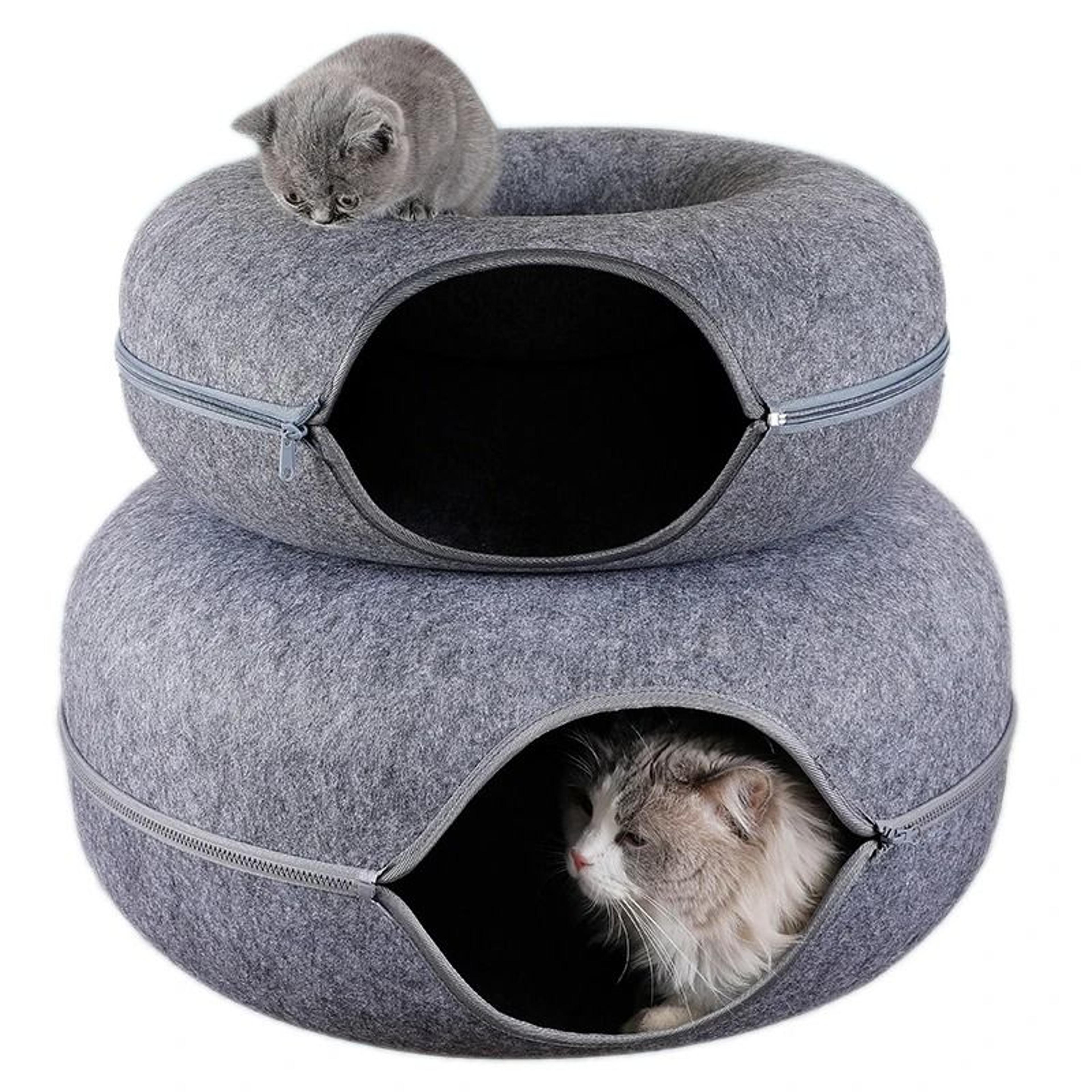 donut felt tunnel cave