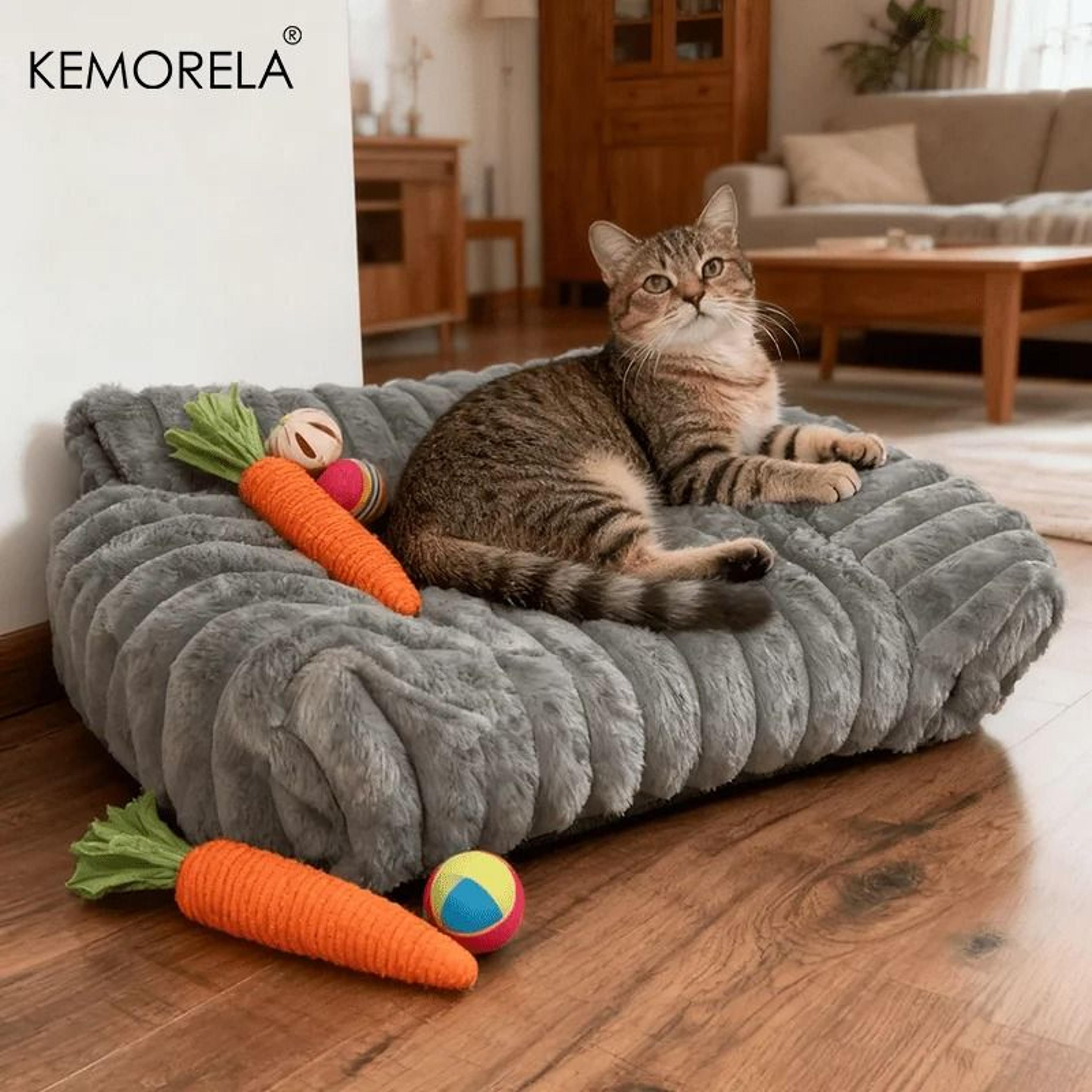 Striped Orthopedic Sofa Module 3