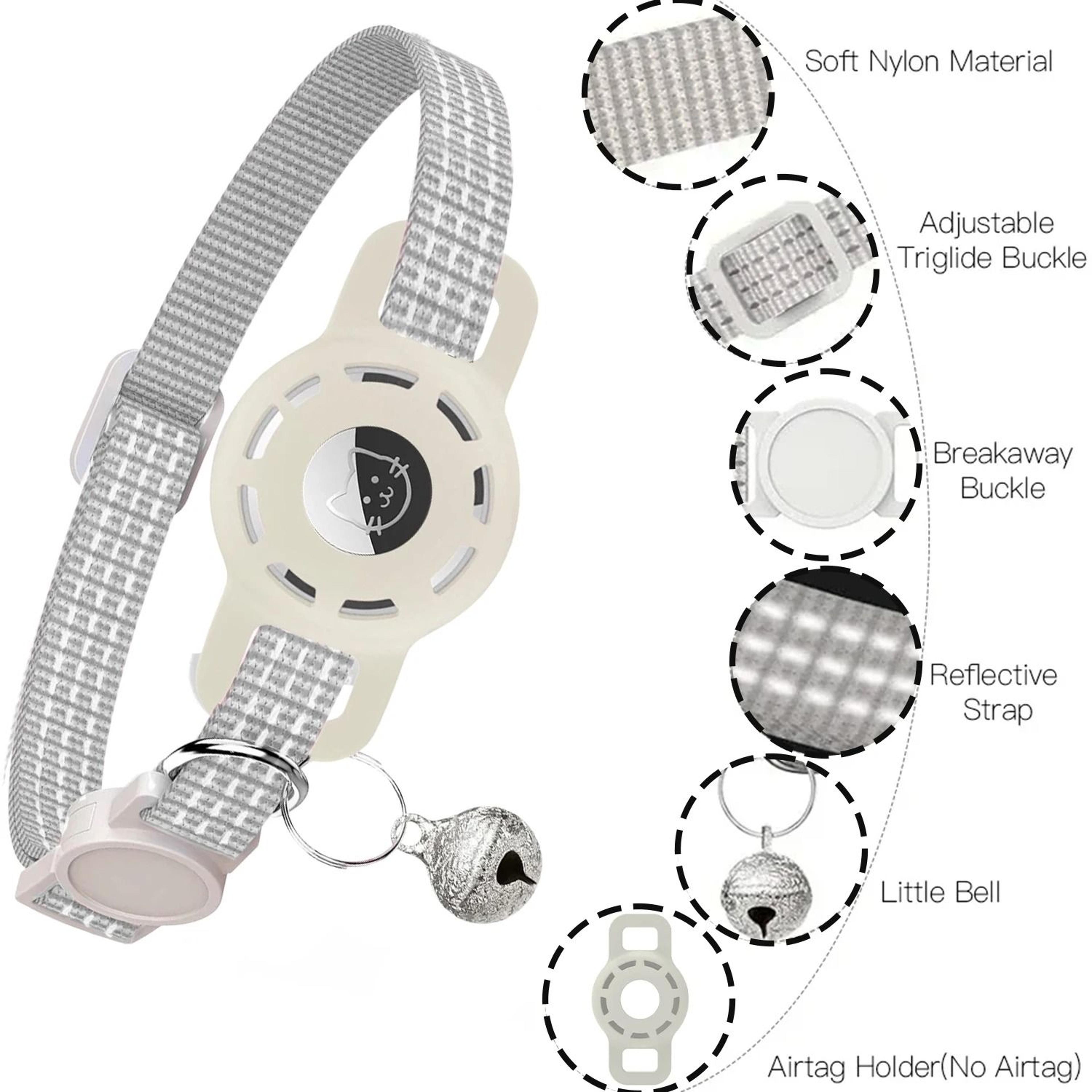 Reflective AirTag Breakaway Collar 1