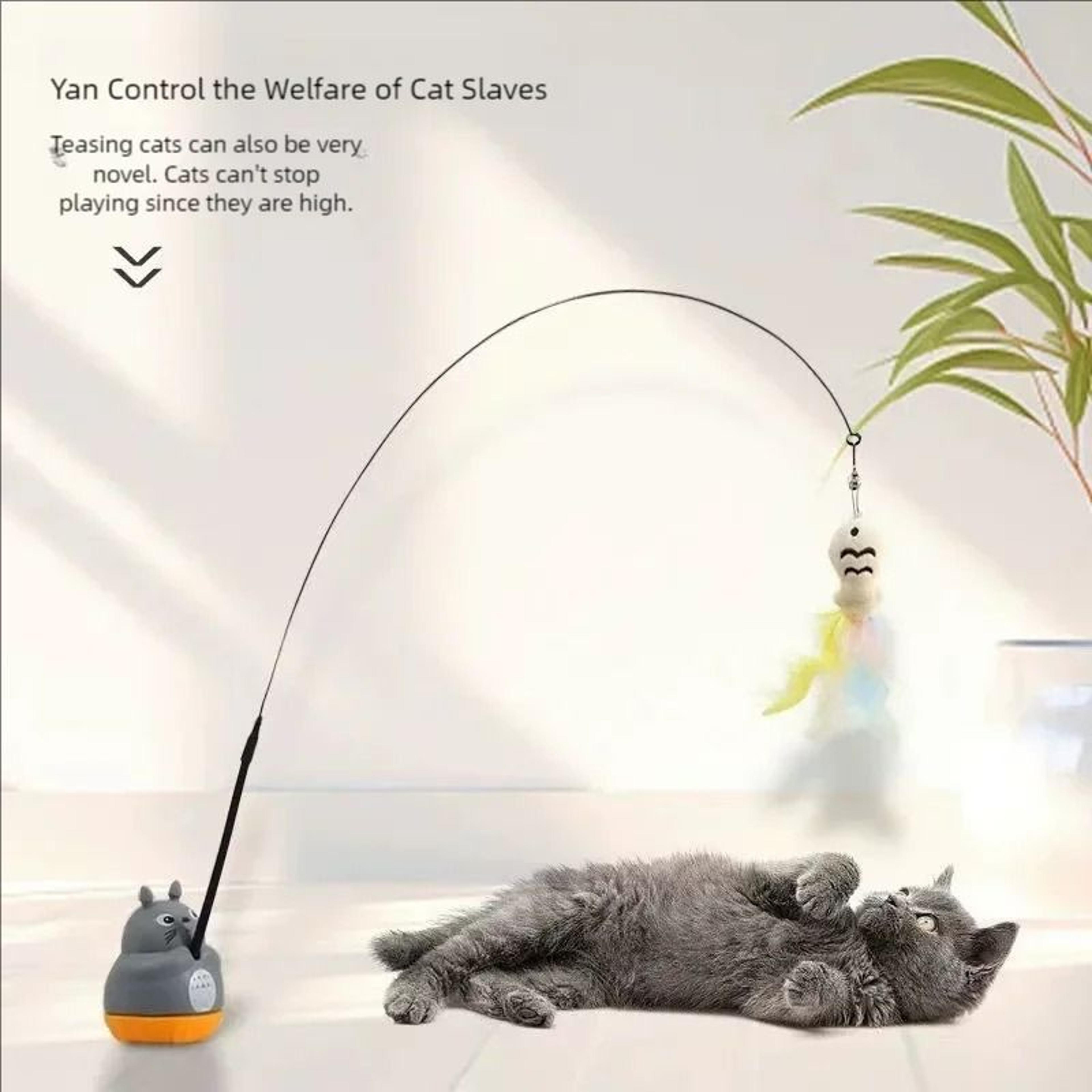 funny totoro & dragon teaser wand