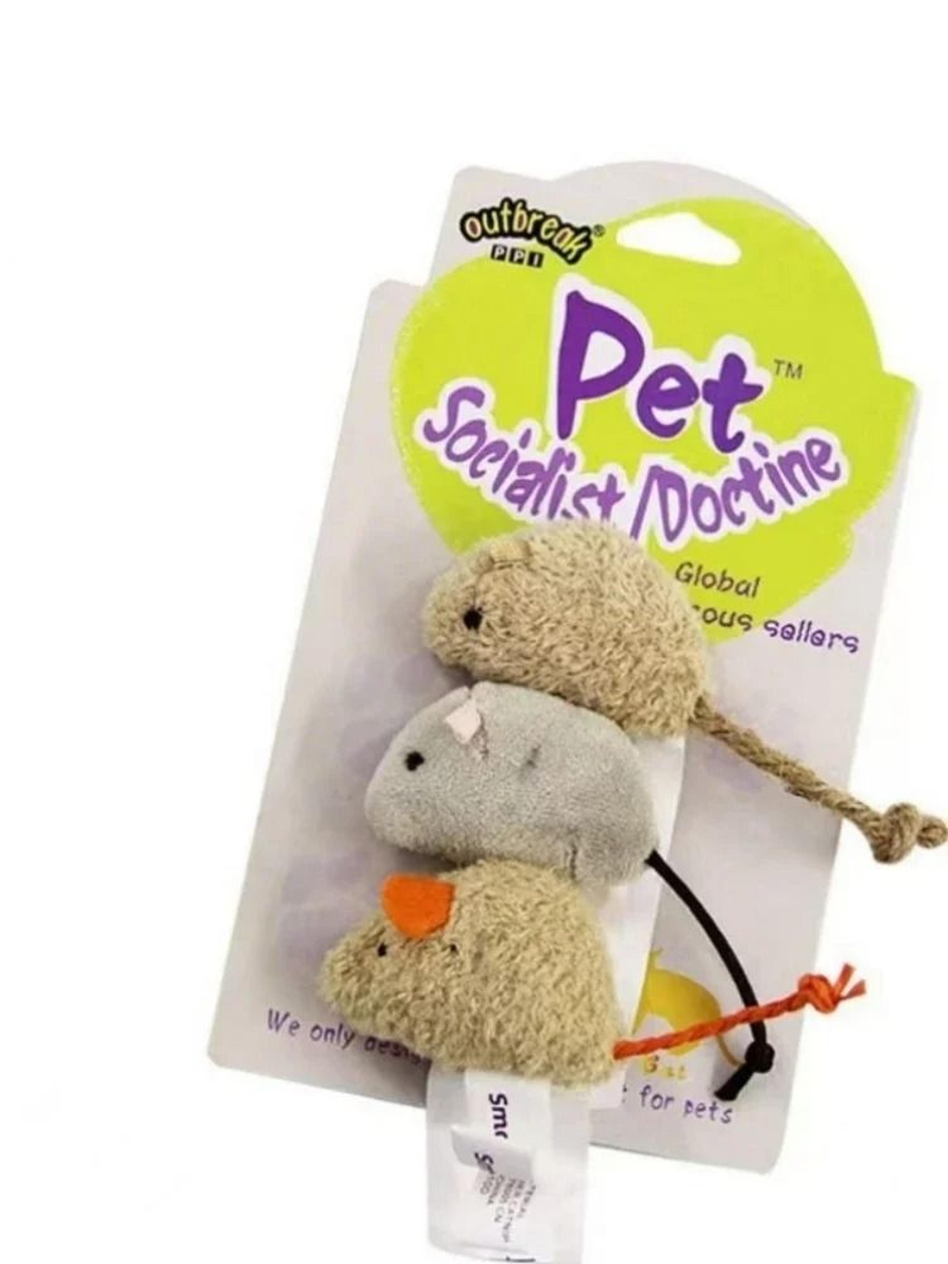 Realistic Plush Simulation Mouse 3Pack 5