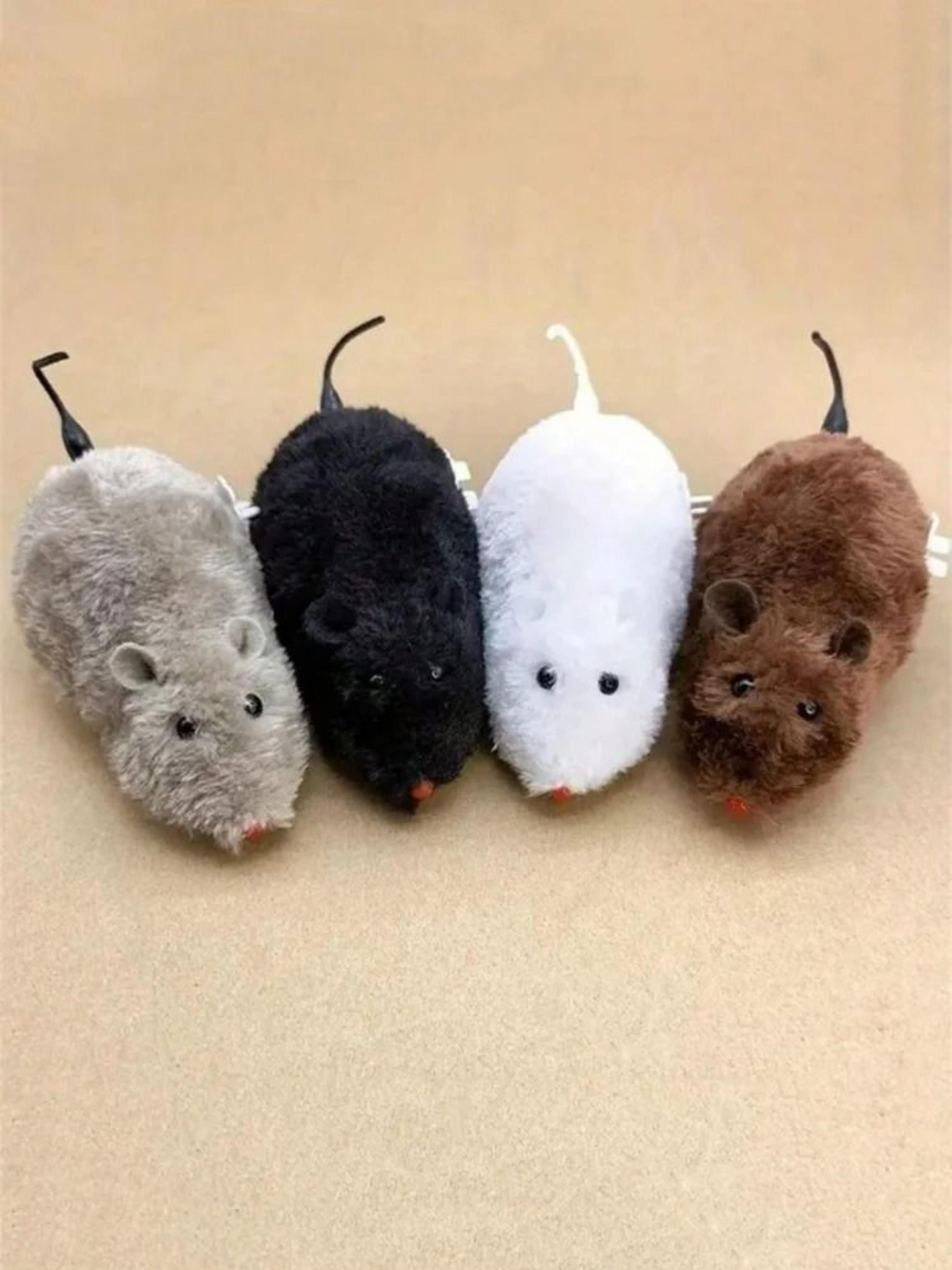 Classic WindUp Mechanical Plush Mouse 6