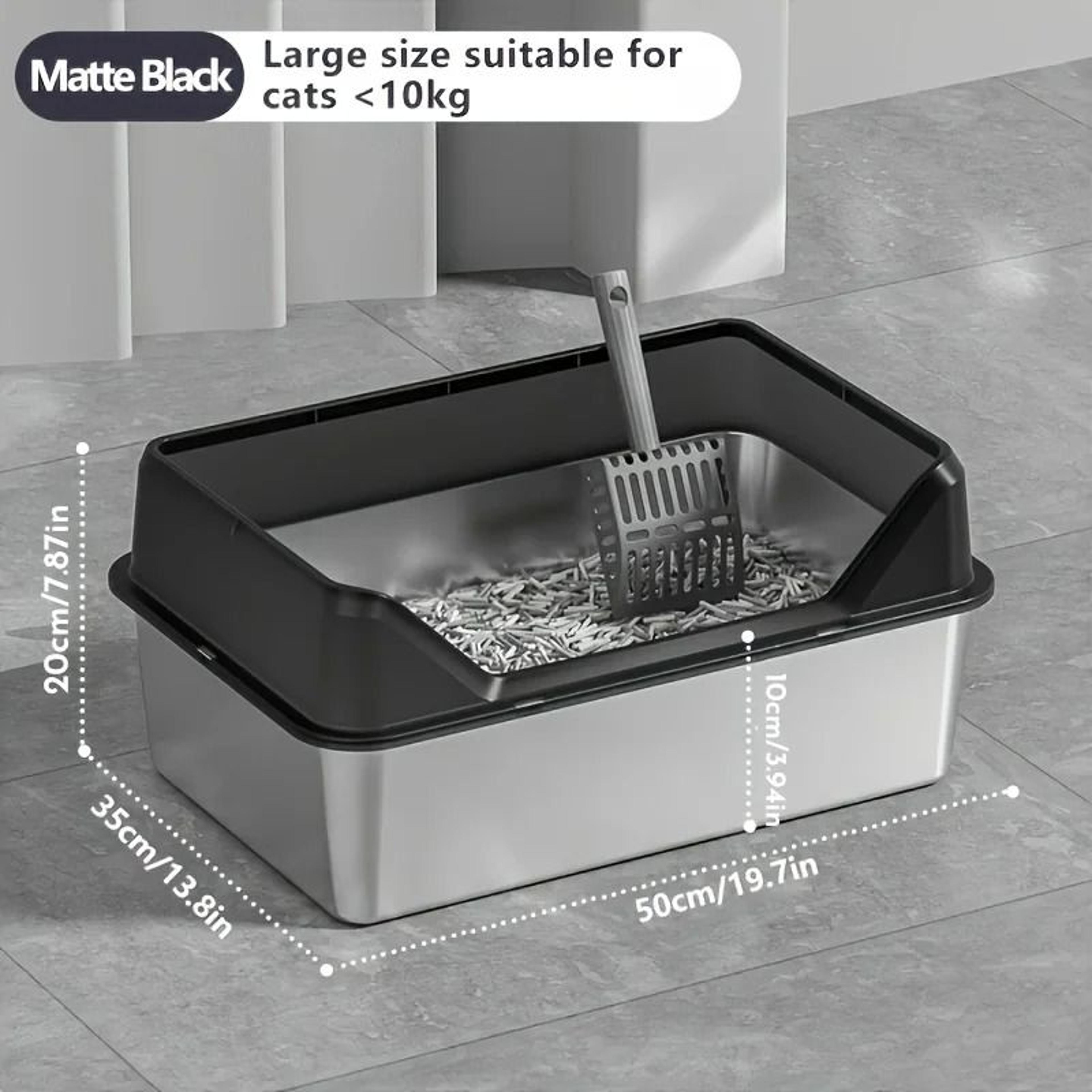 KEMORELA XL Stainless Steel Litter Enclosure 12