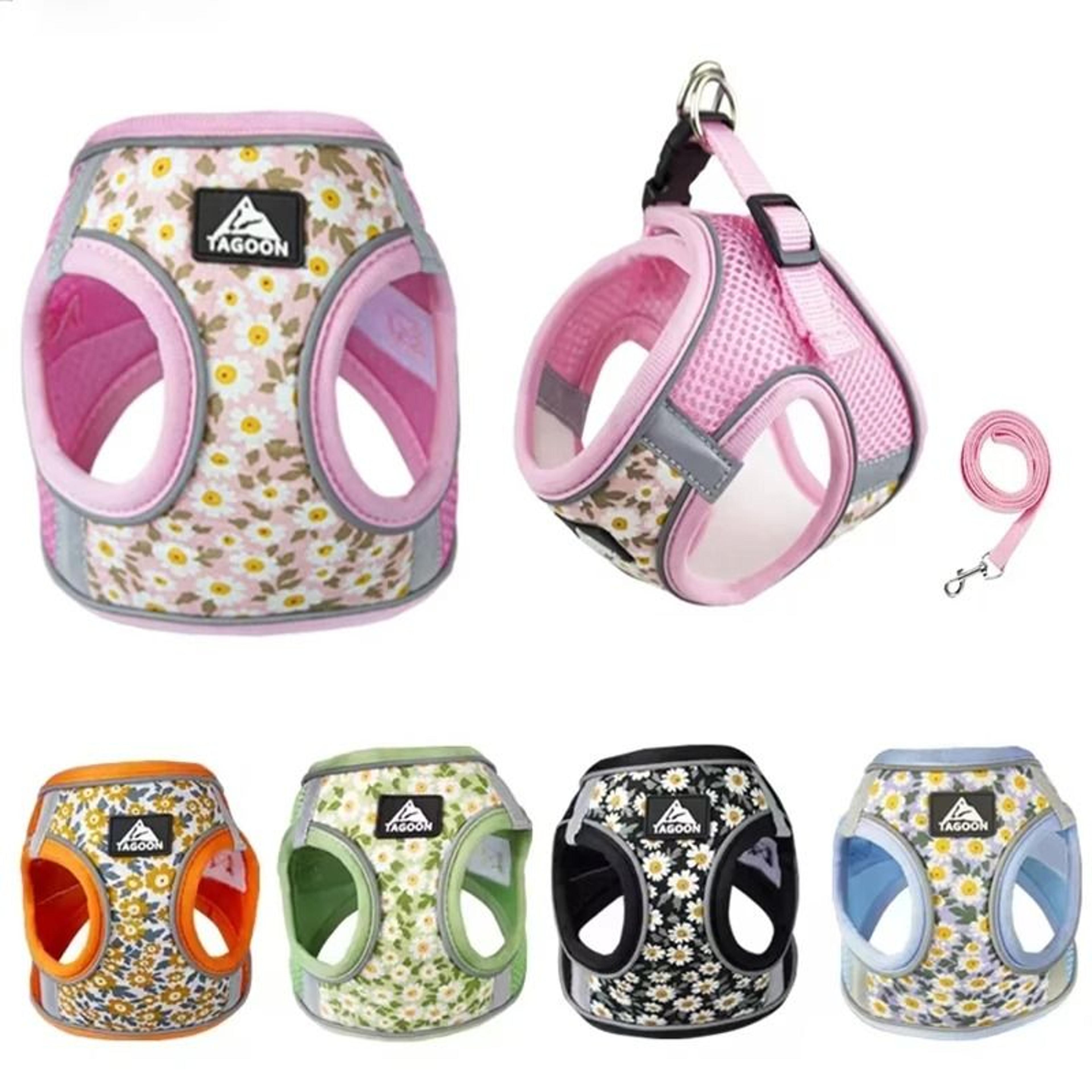 reflective air-mesh escape-proof harness set