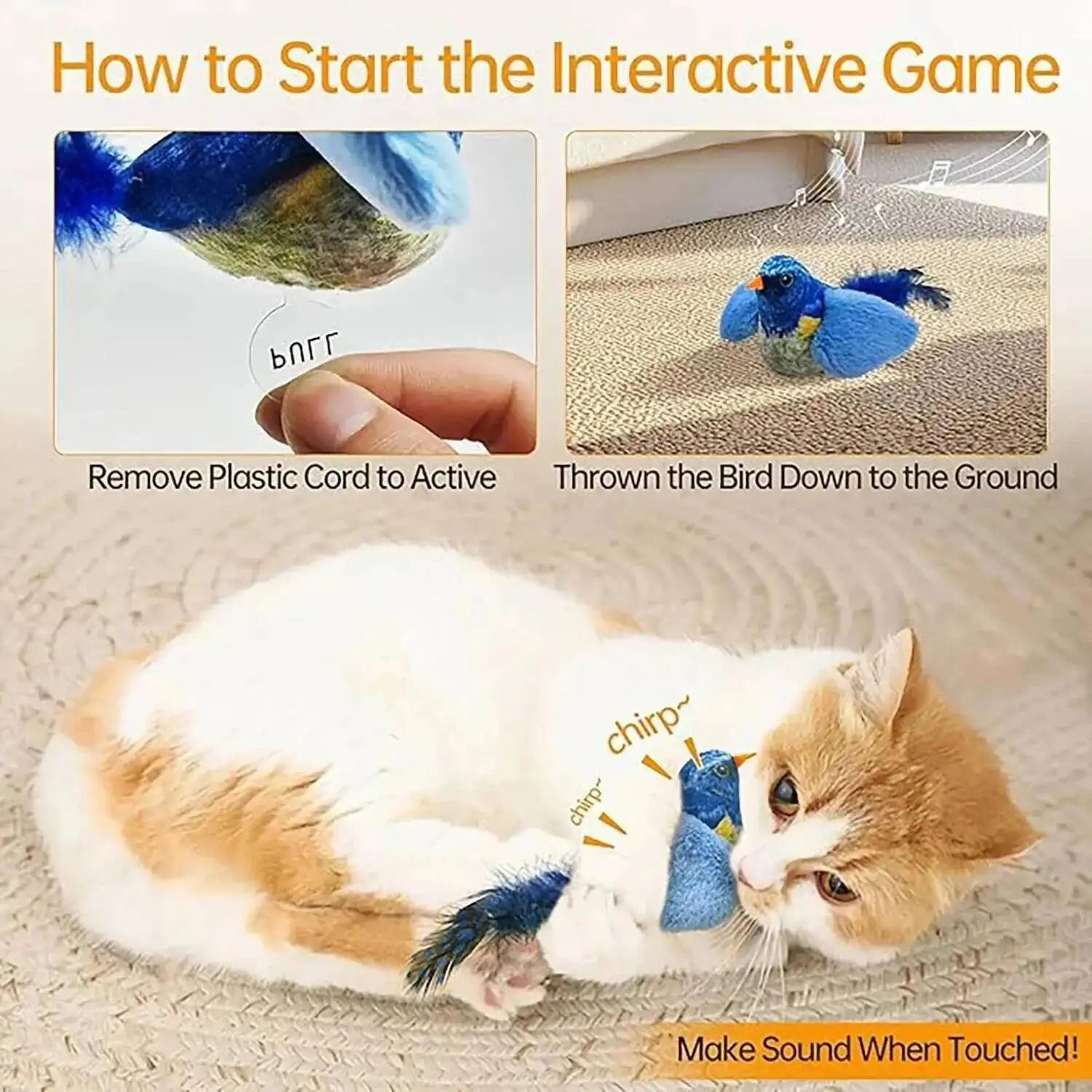 Interactive Fluttering Bird Wall Toy 3