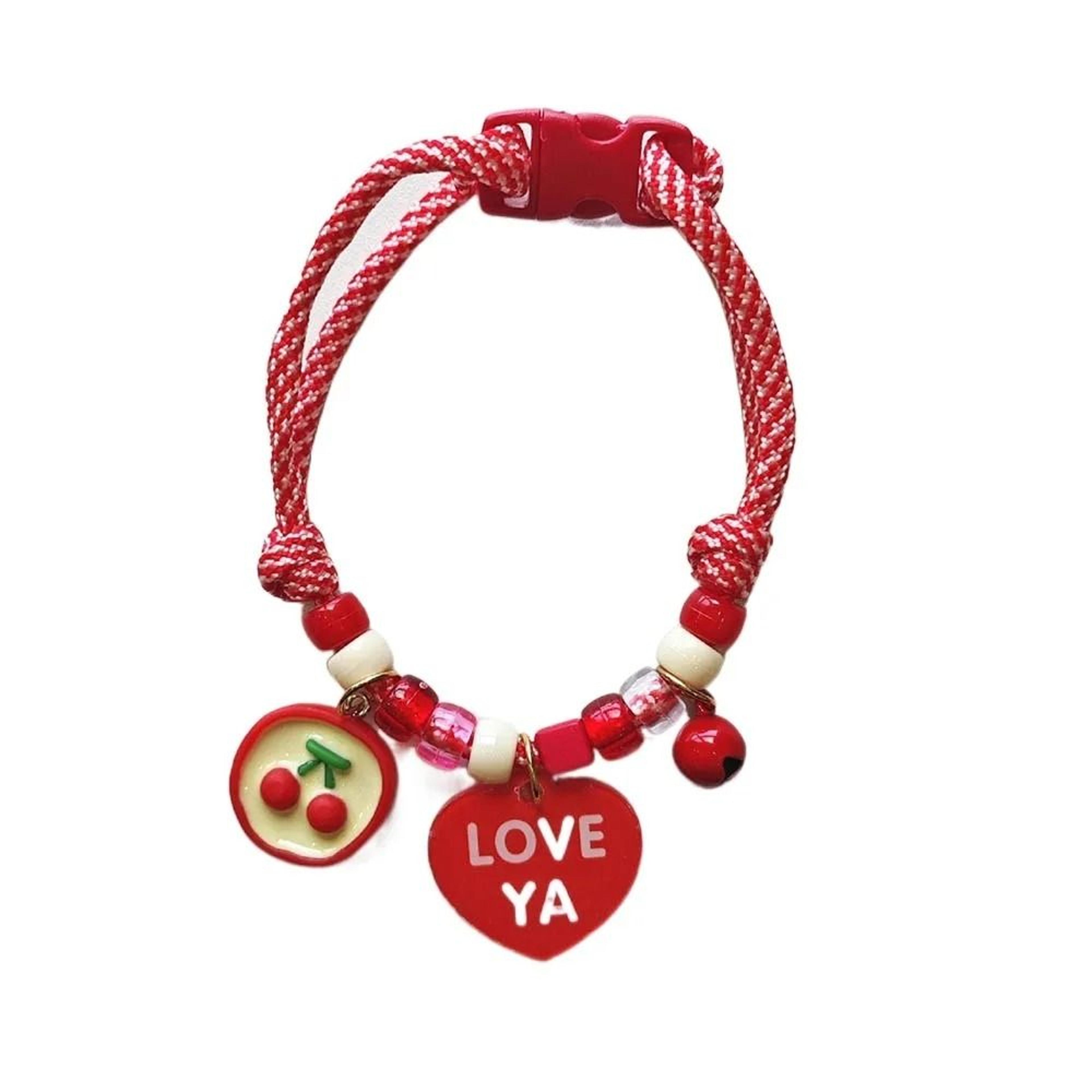 Vibrant Braided Pet Charm Necklace 14
