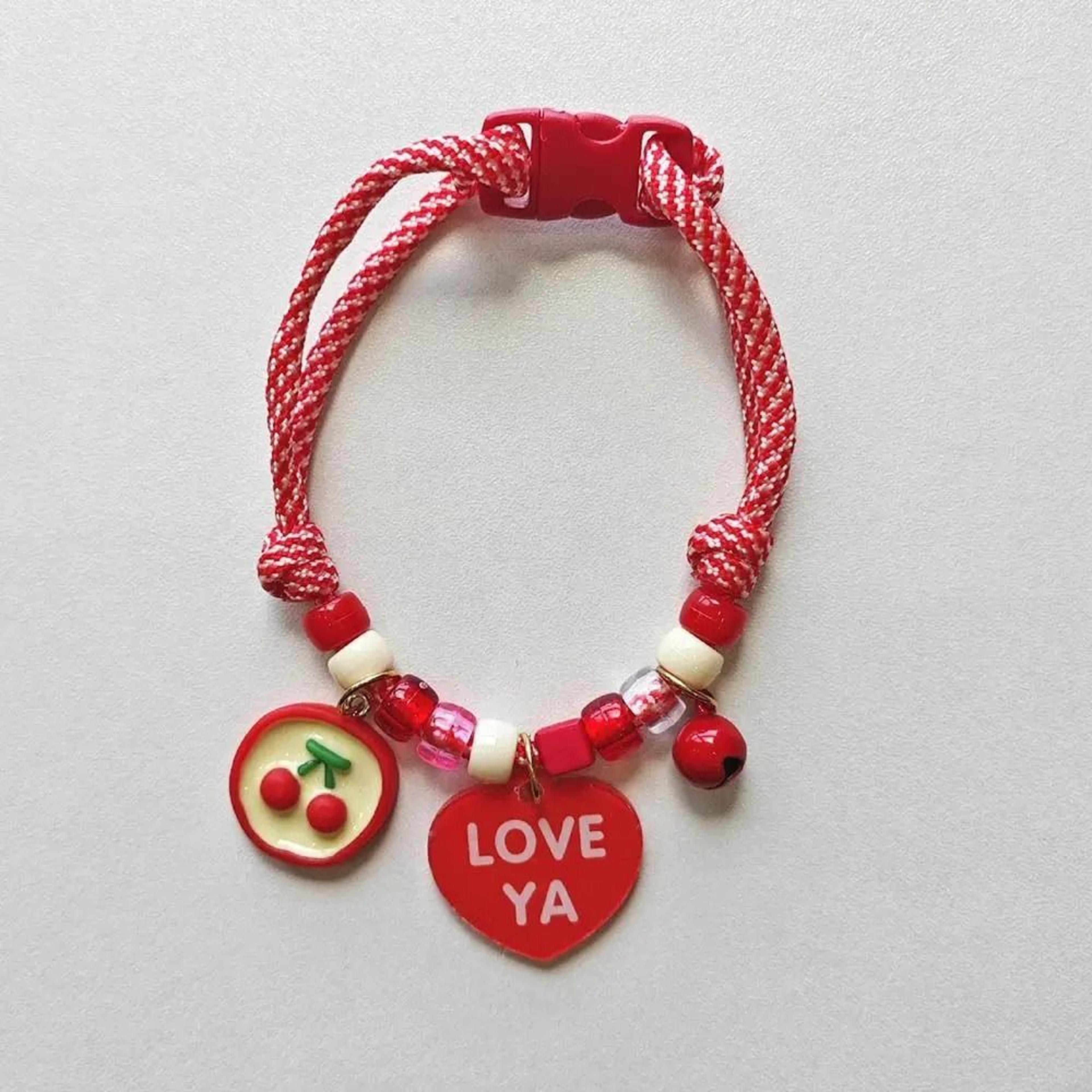 Vibrant Braided Pet Charm Necklace 4