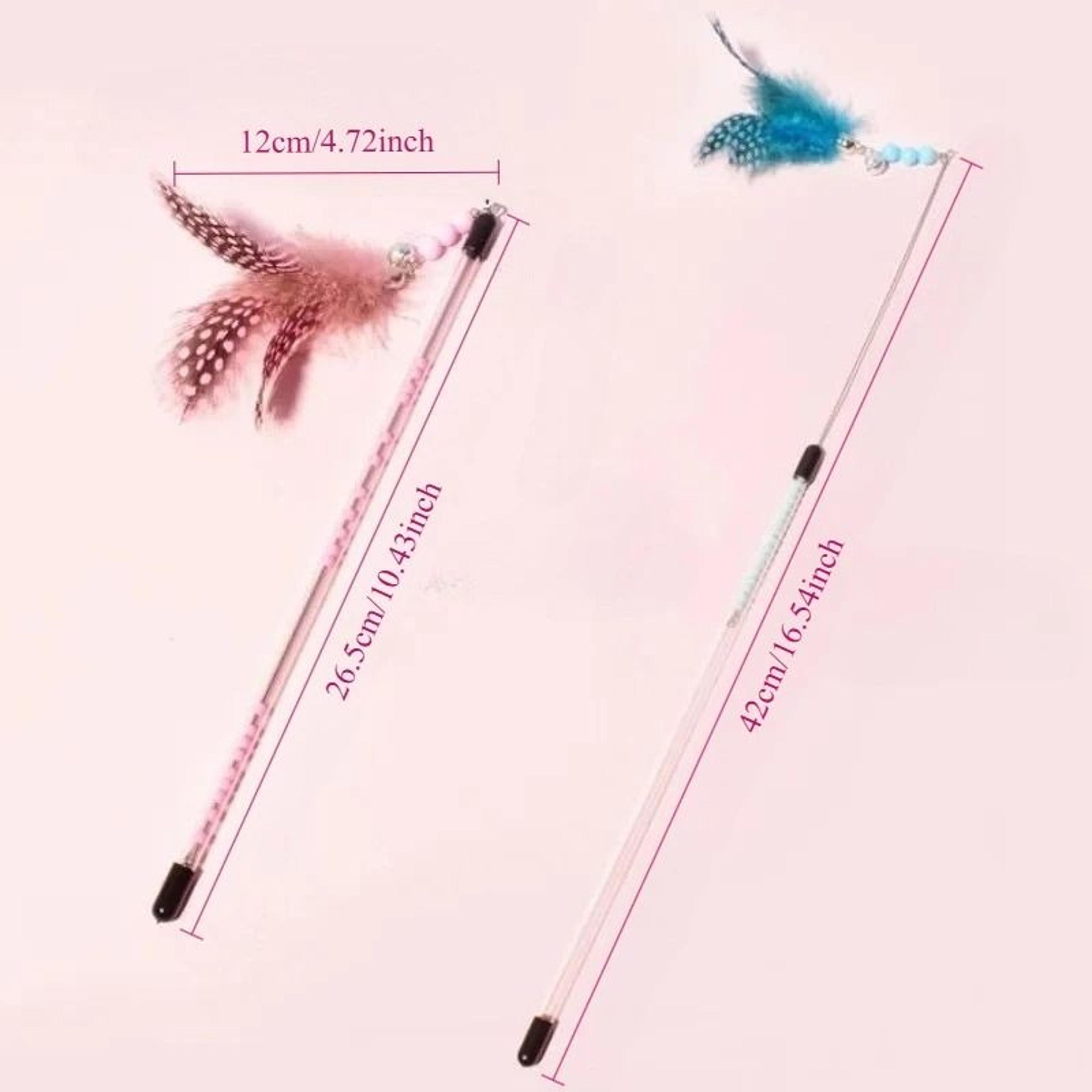 Premium Telescopic Feather Teaser Wand Trio 1