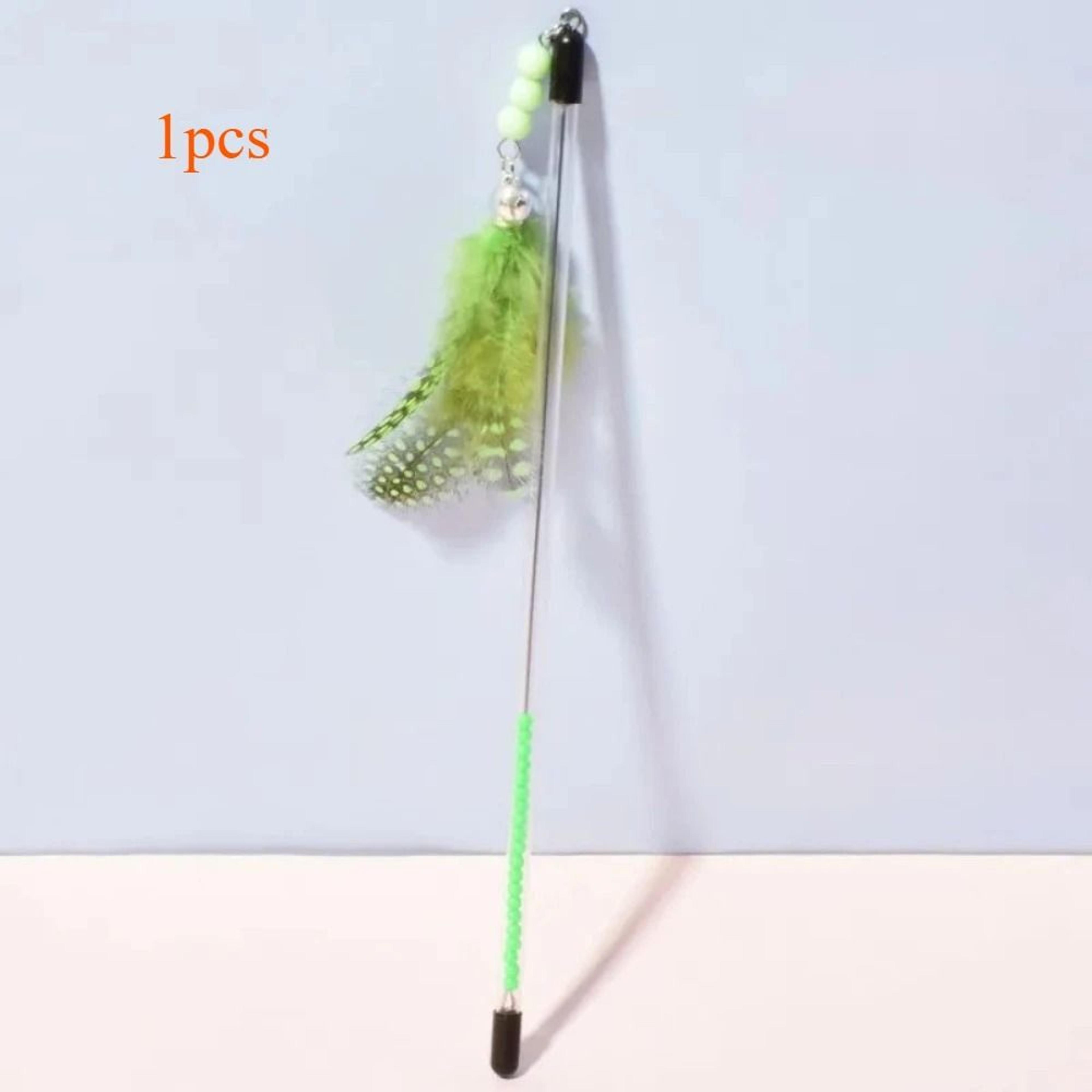 Premium Telescopic Feather Teaser Wand Trio 6