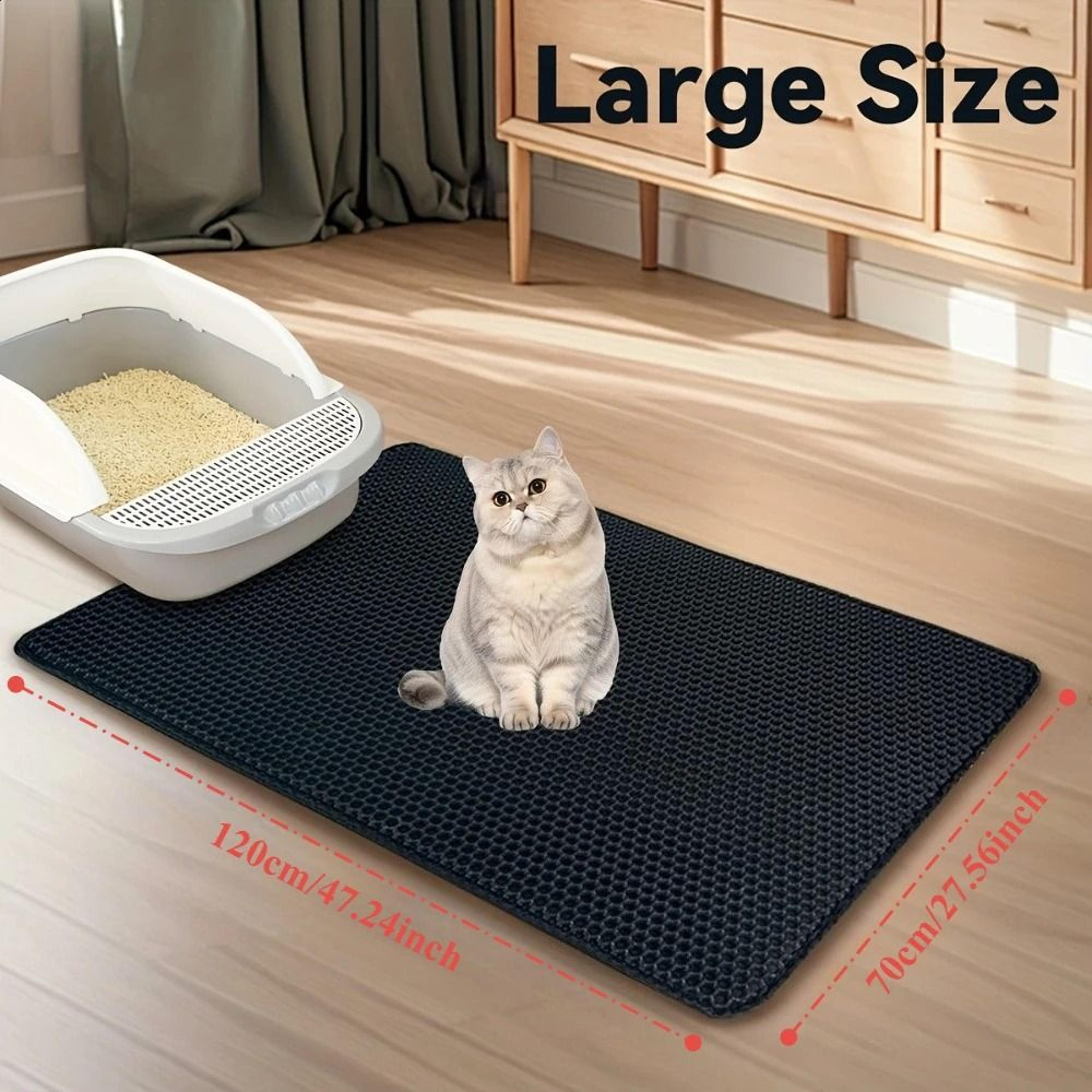 double-layer honeycomb litter trapping mat