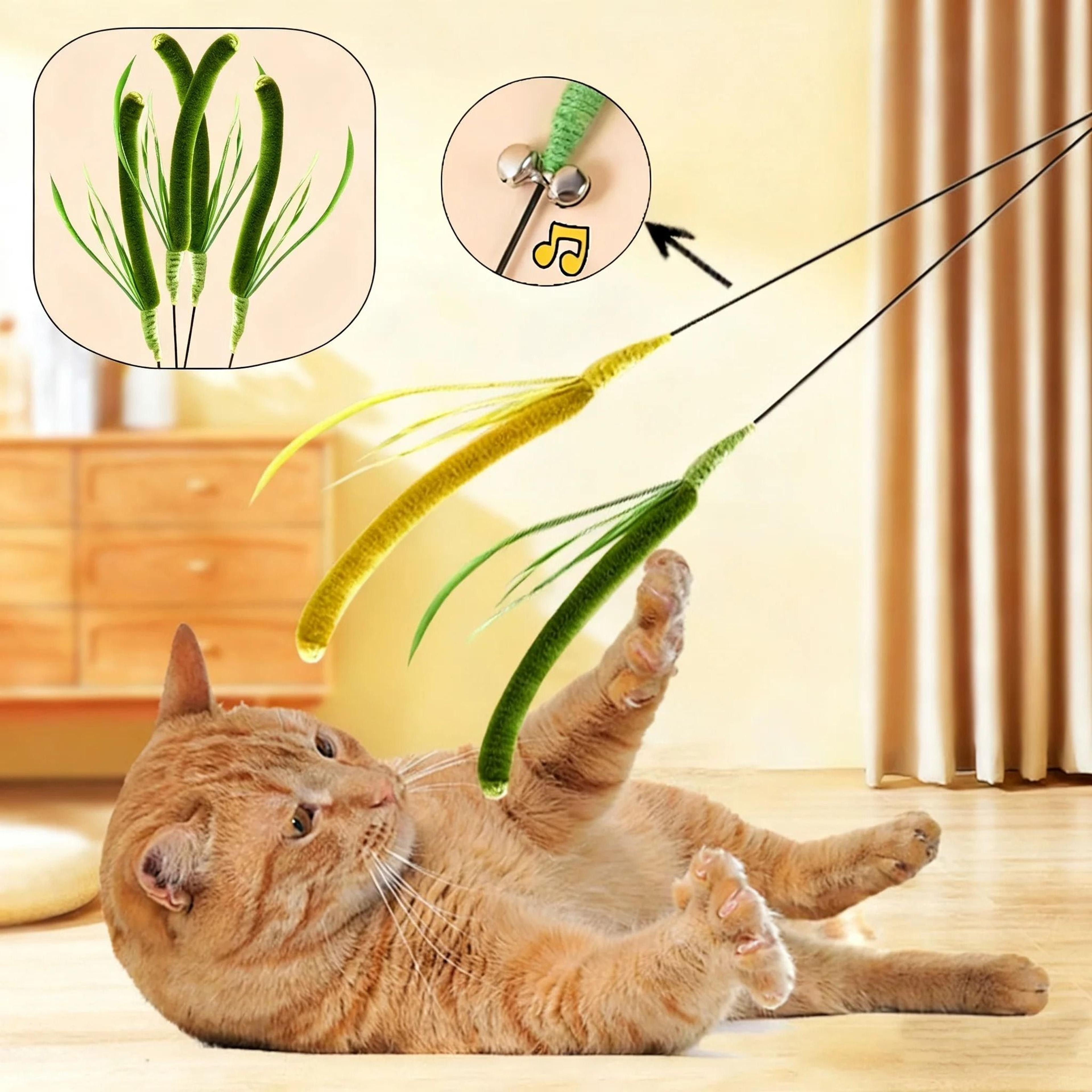 Sage Feather Tail Grass Interactive Wand 0