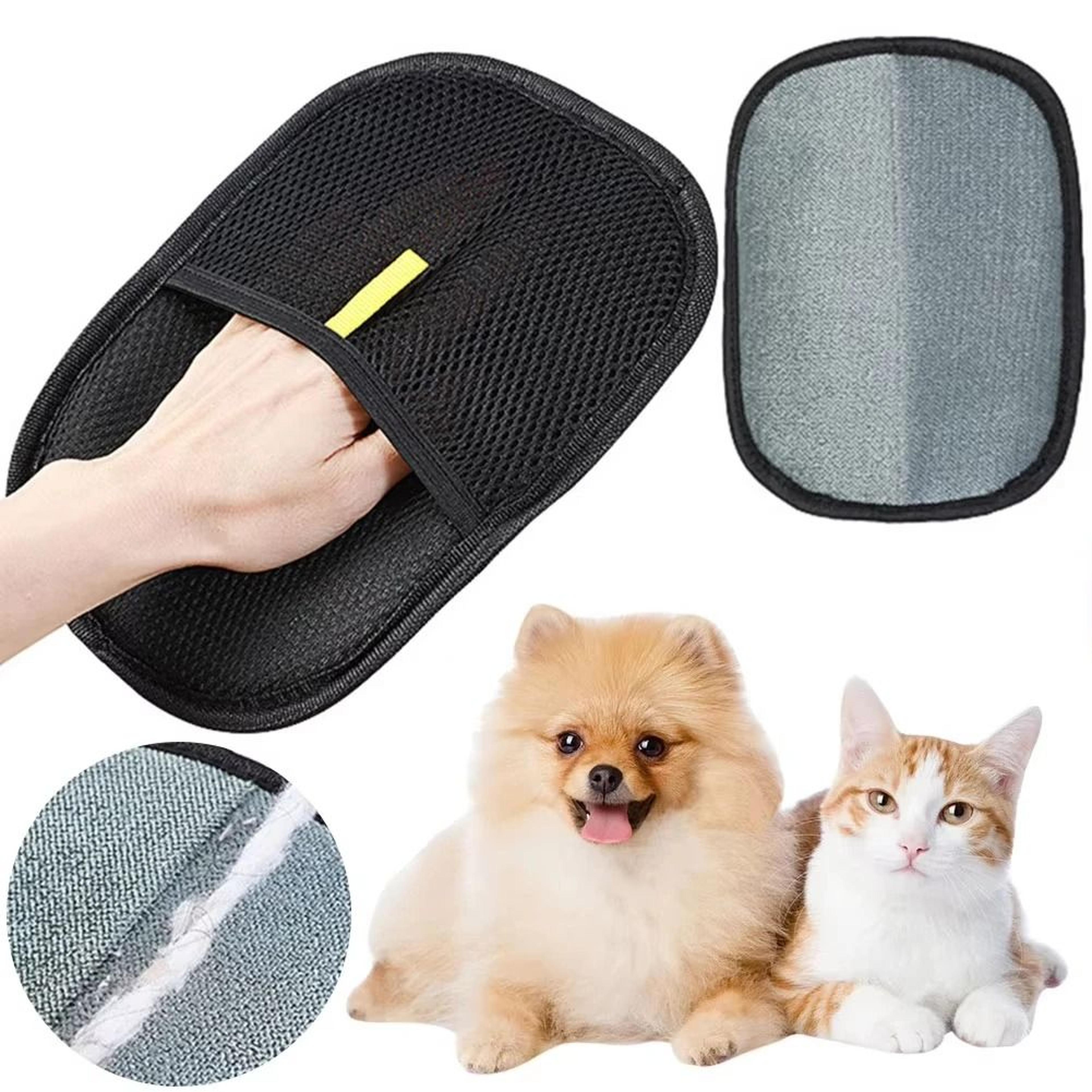 velvet-touch pet grooming & deshedding mitt