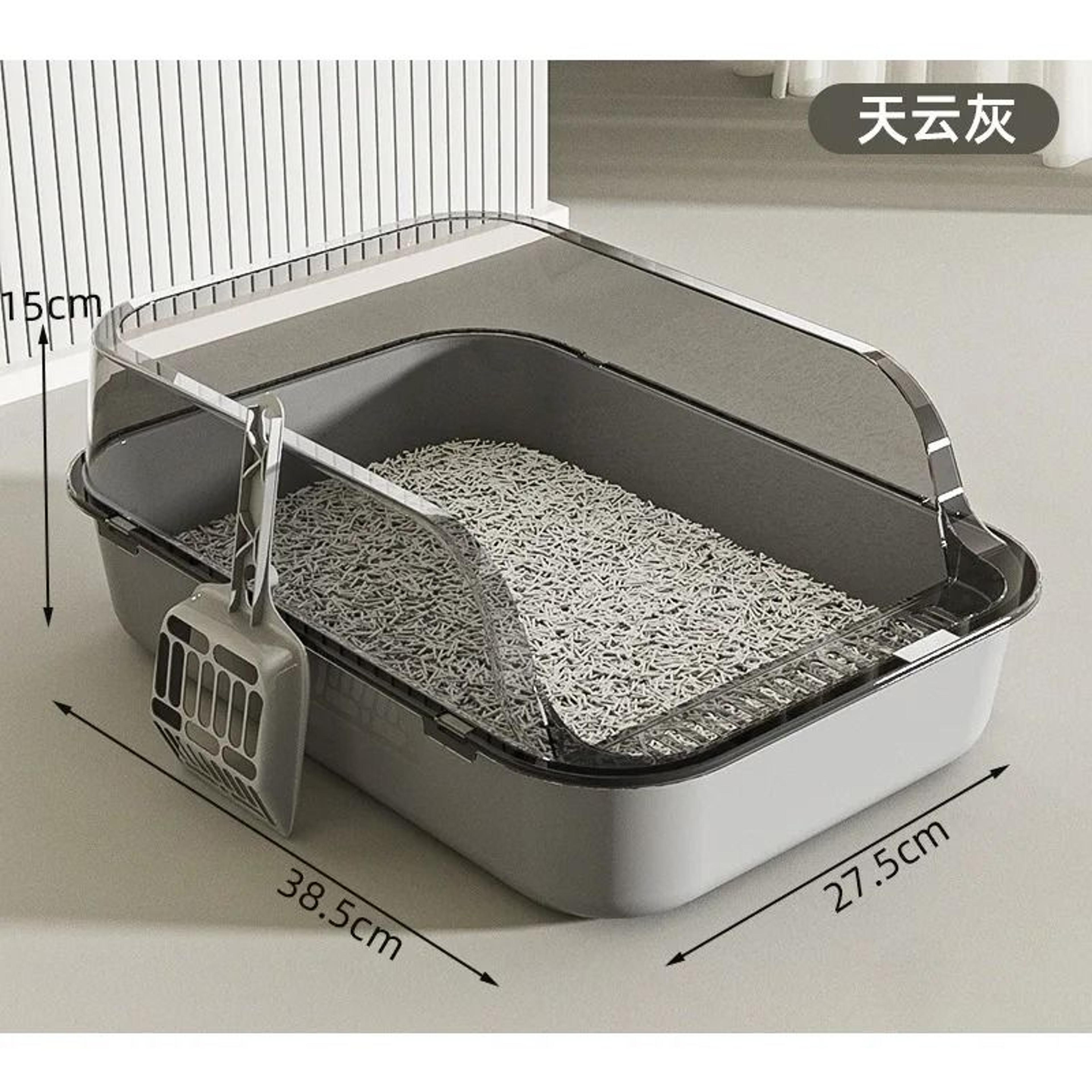 AeroShield SemiCovered AntiTracking Pet Toilet 15
