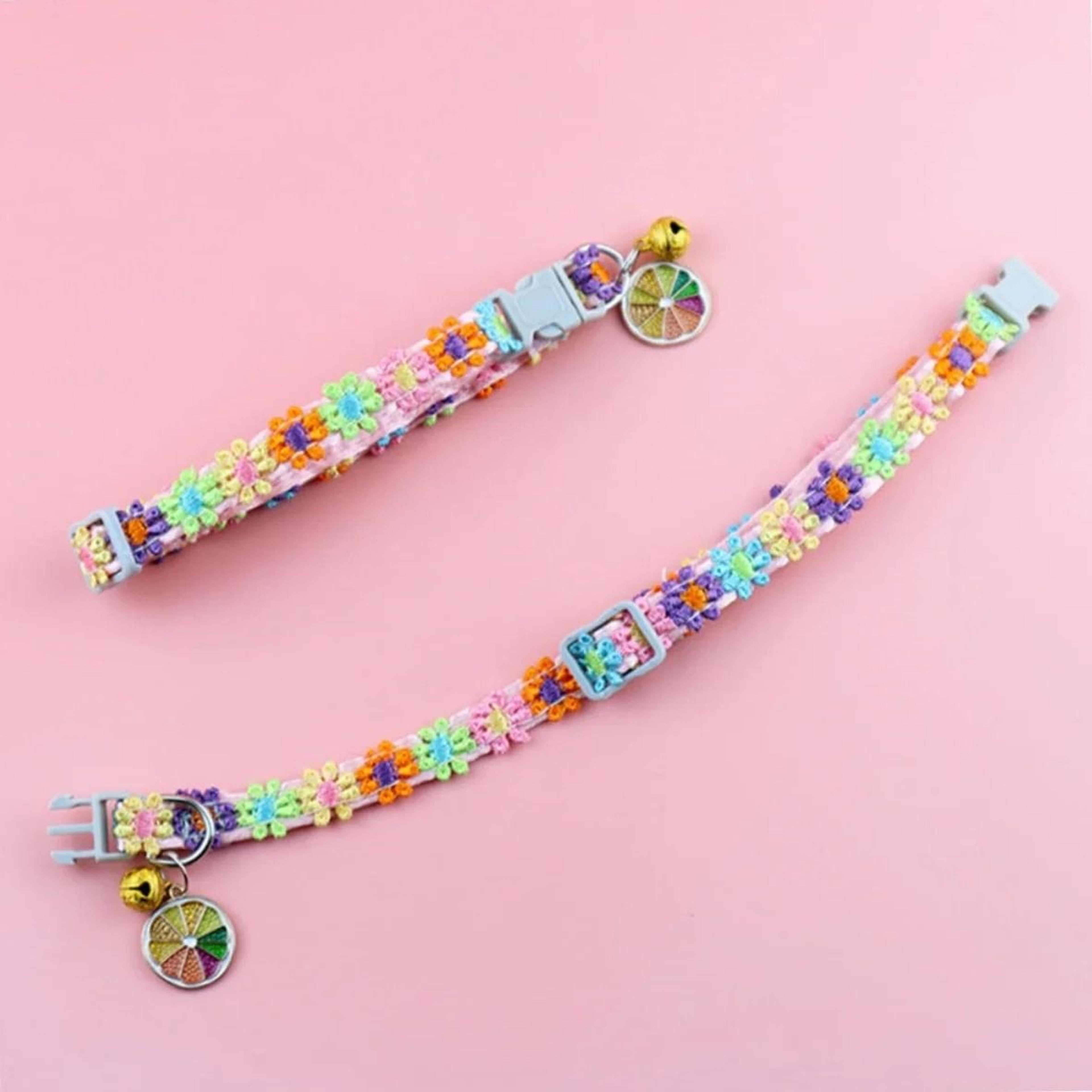 PawPrint Cartoon Pastel Charm Collar 4