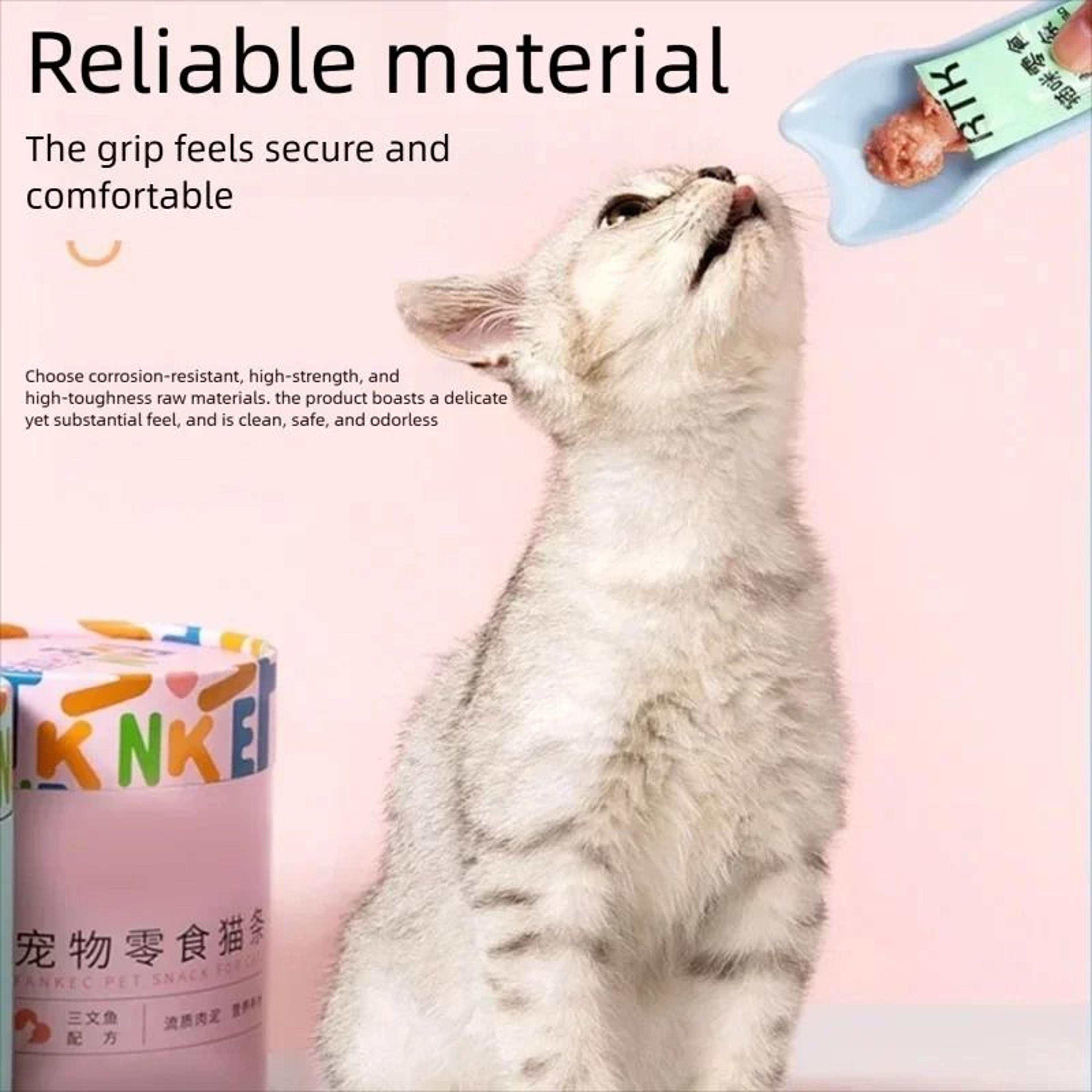 SqueezeEase Liquid Cat Treat Dispenser Spoon 3