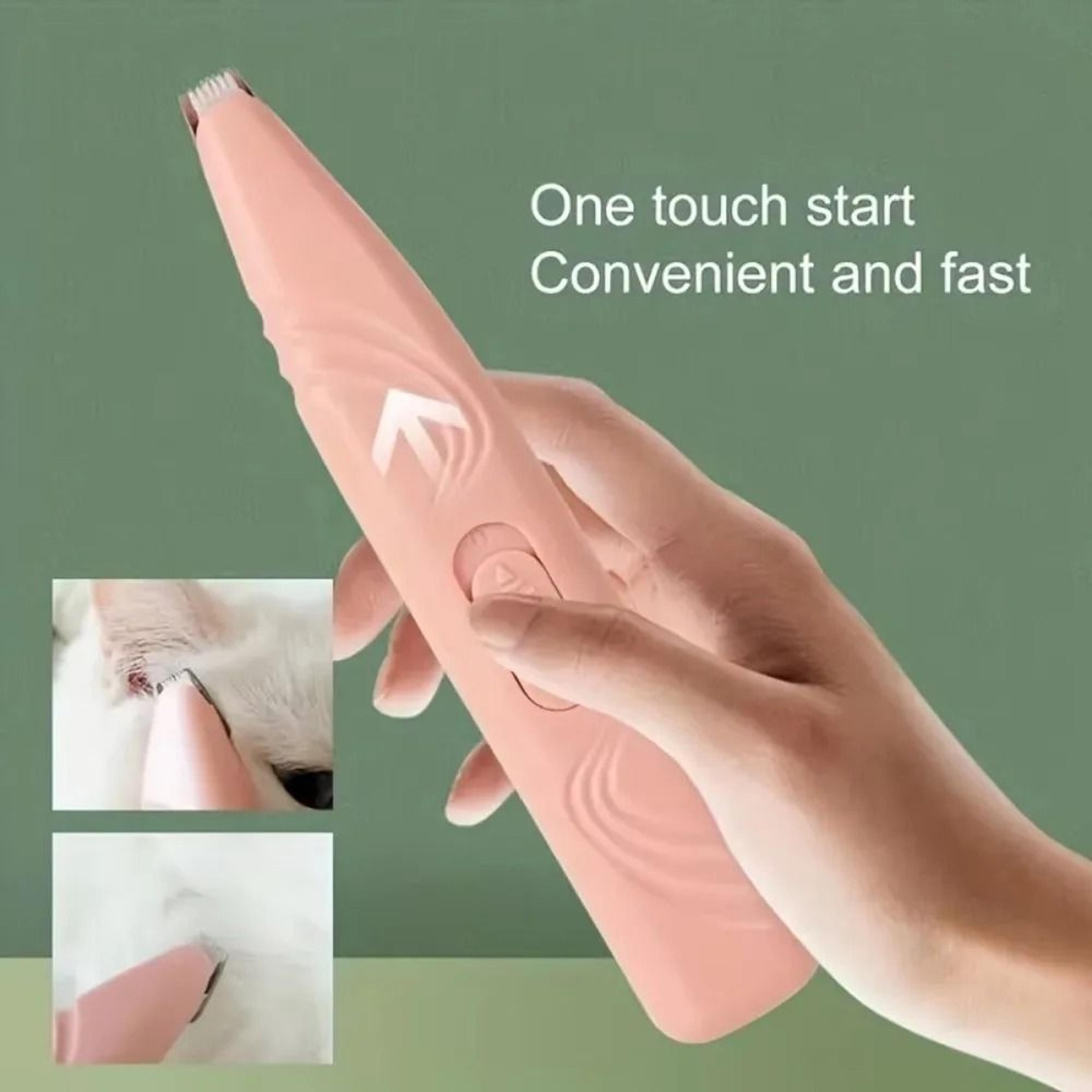 Quiet Electric Pet Paw Hair Trimmer 4