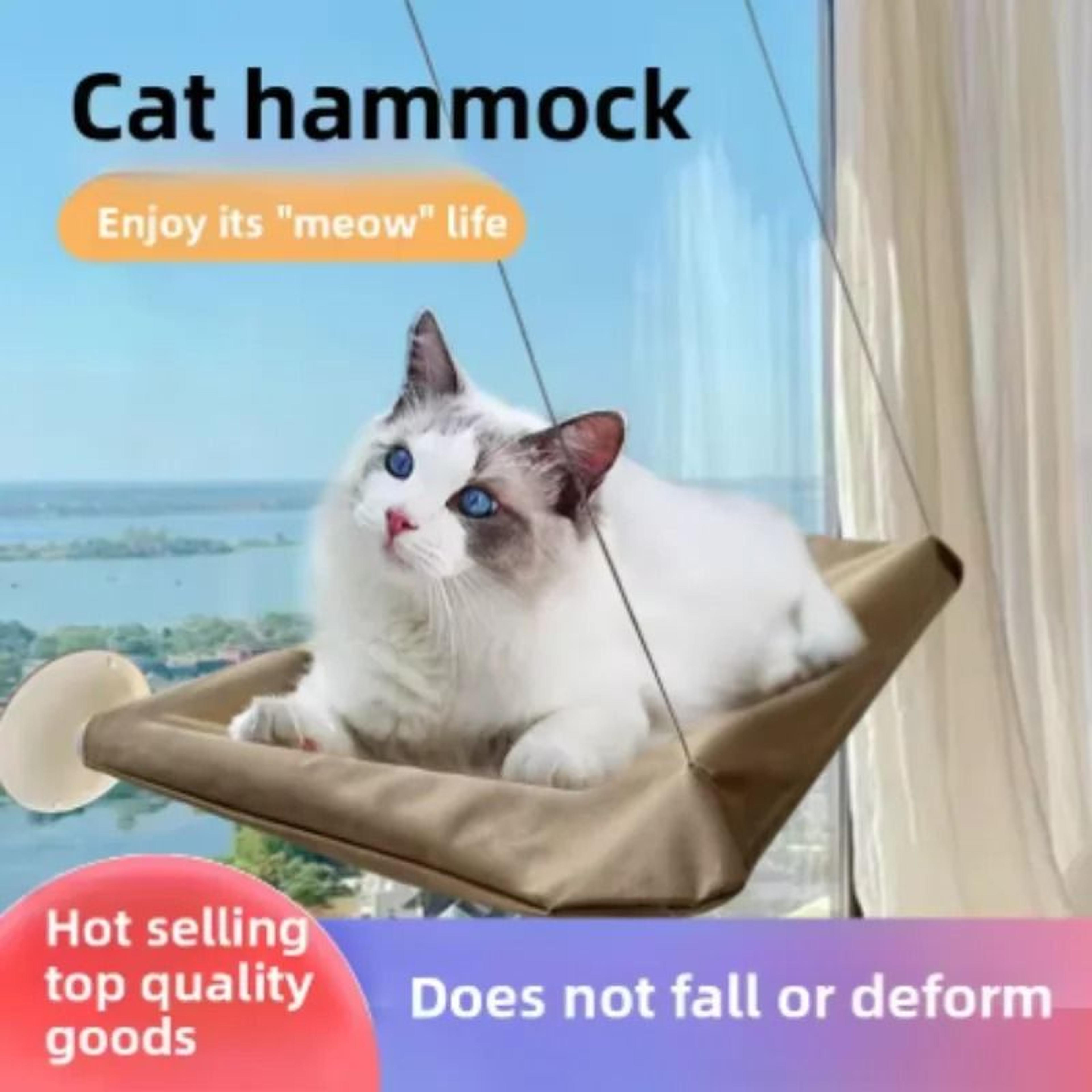 Sunny Window Mounted Cat Hammock 1