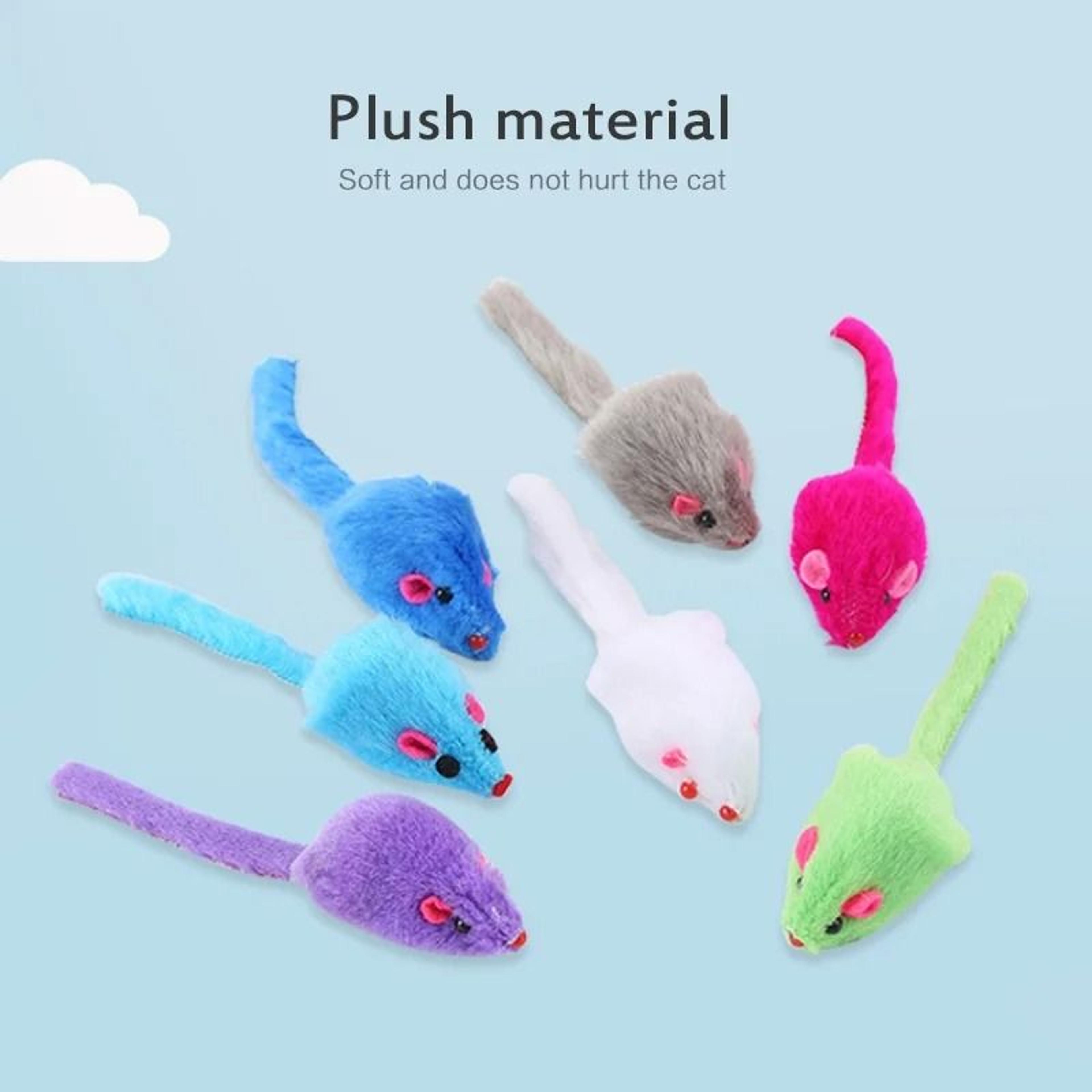 Interactive Plush Catnip Mouse Toy 4