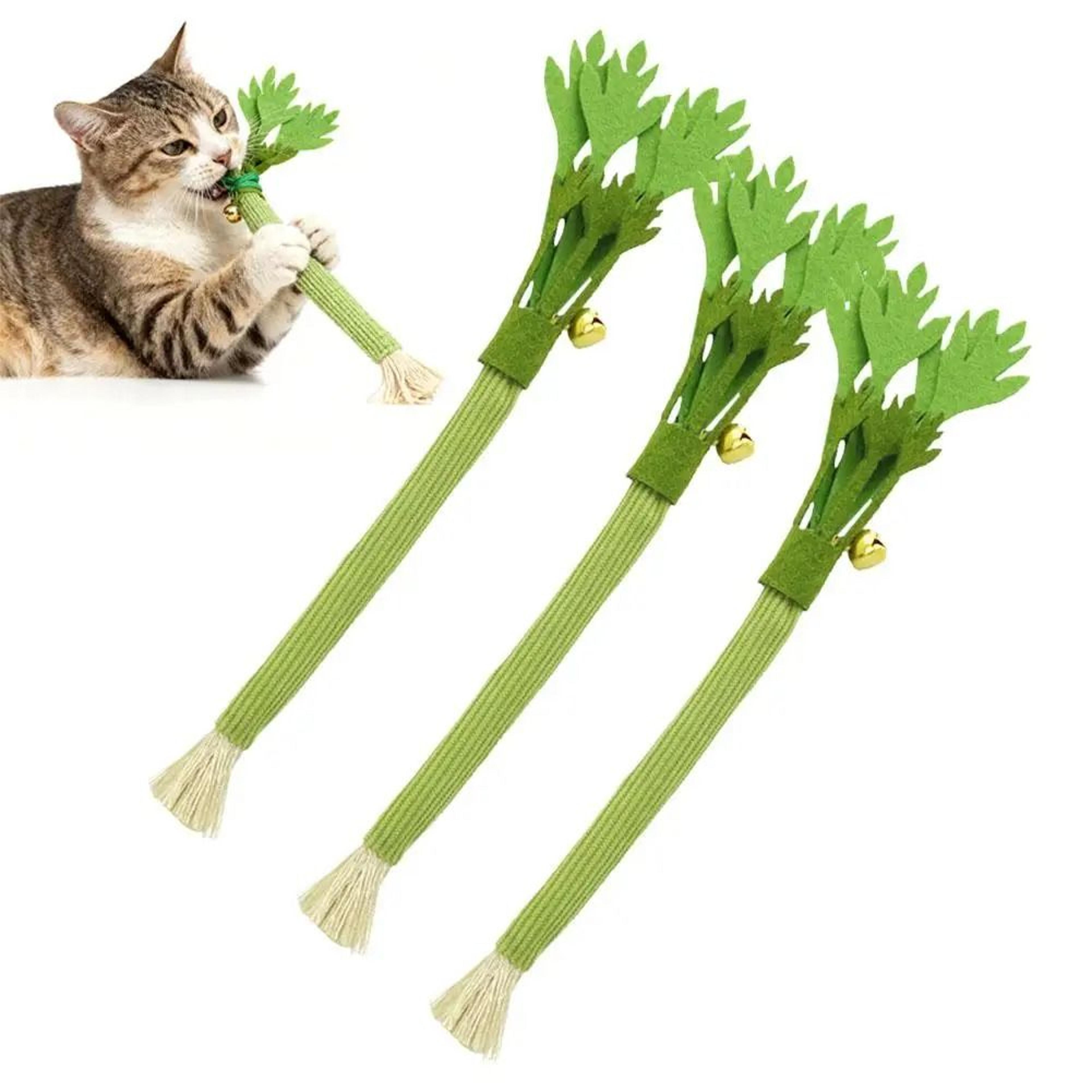 Realistic Celery Catnip Kicking Stick 8