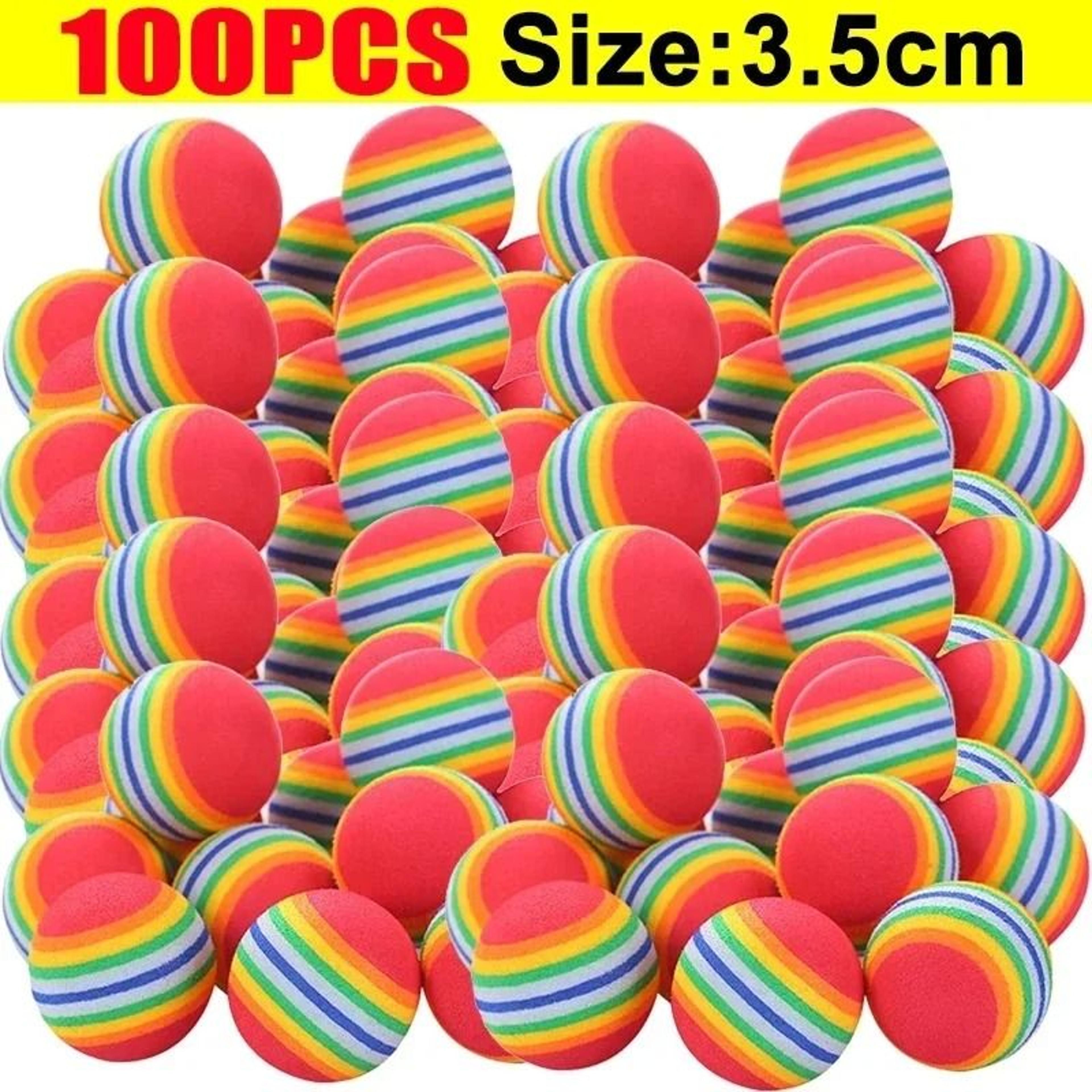 Interactive BiteResistant EVA Rainbow Toy Balls 10