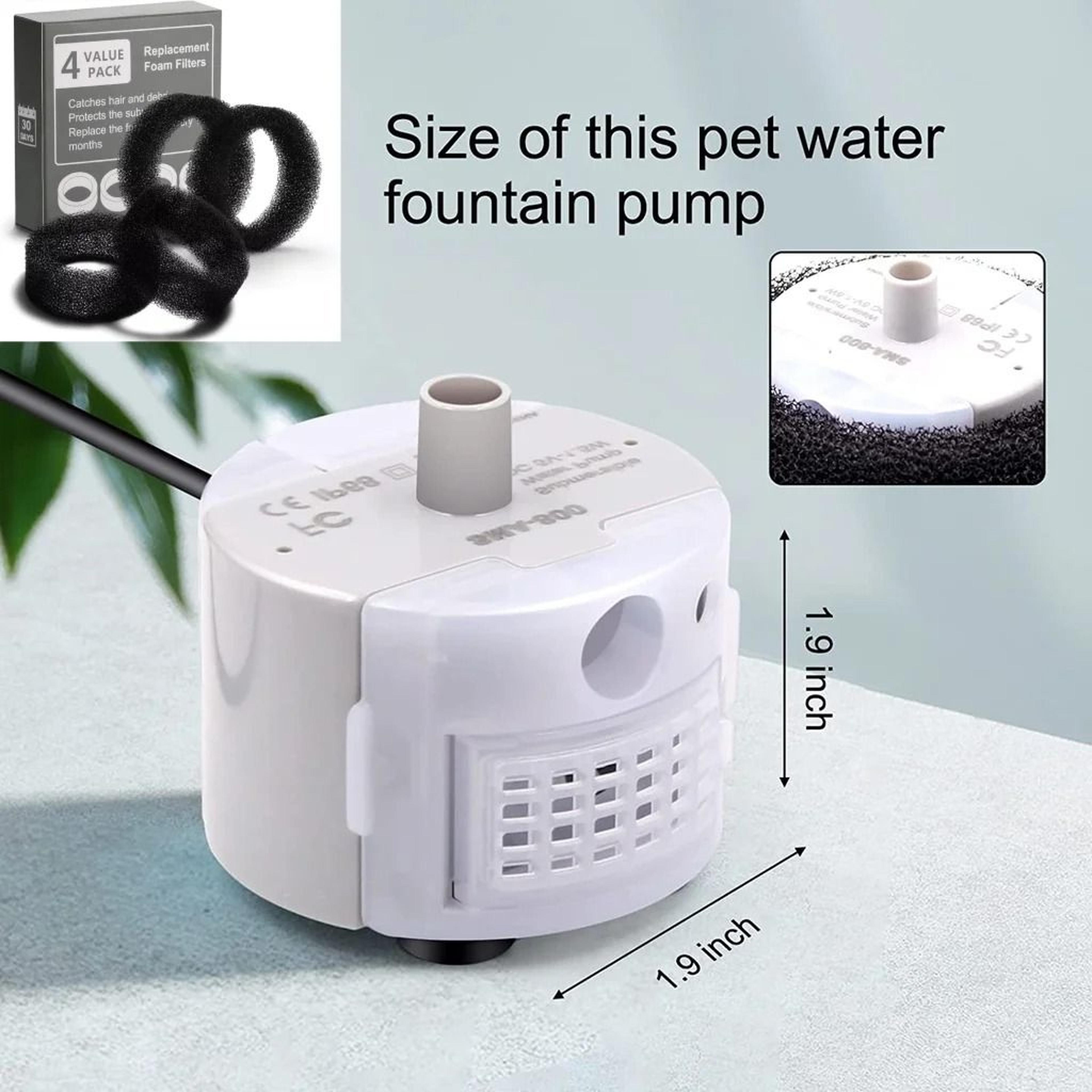 Replacement Water Pump Motor For Stainless Steel Pet Fountains 4