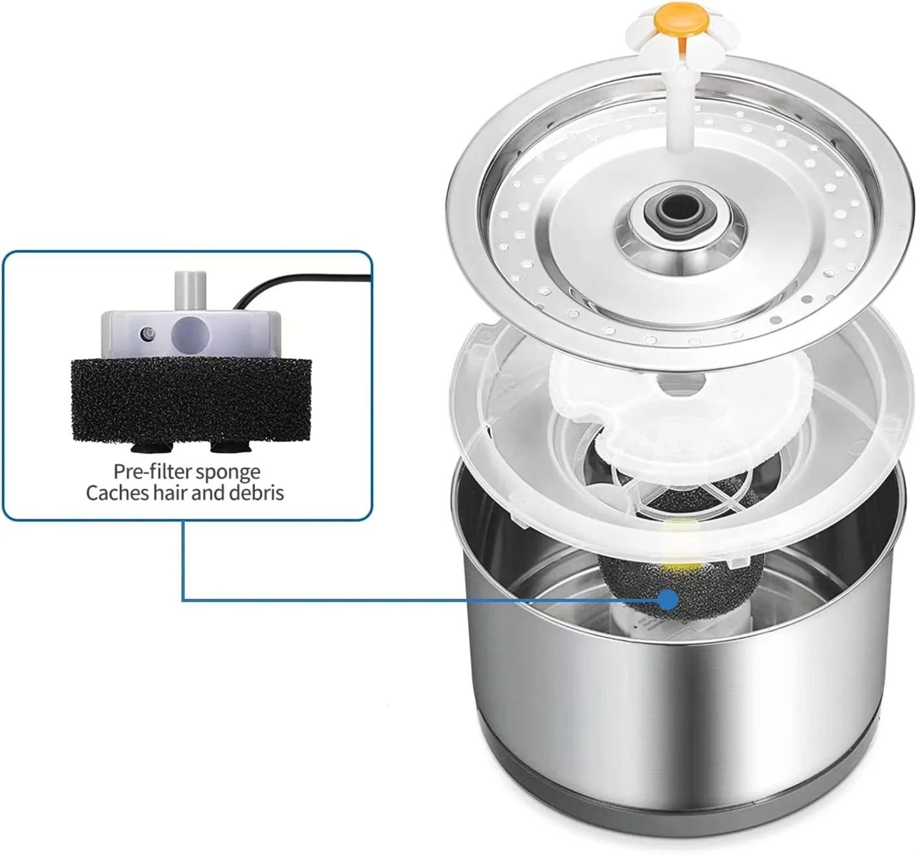 Replacement Water Pump Motor For Stainless Steel Pet Fountains 5