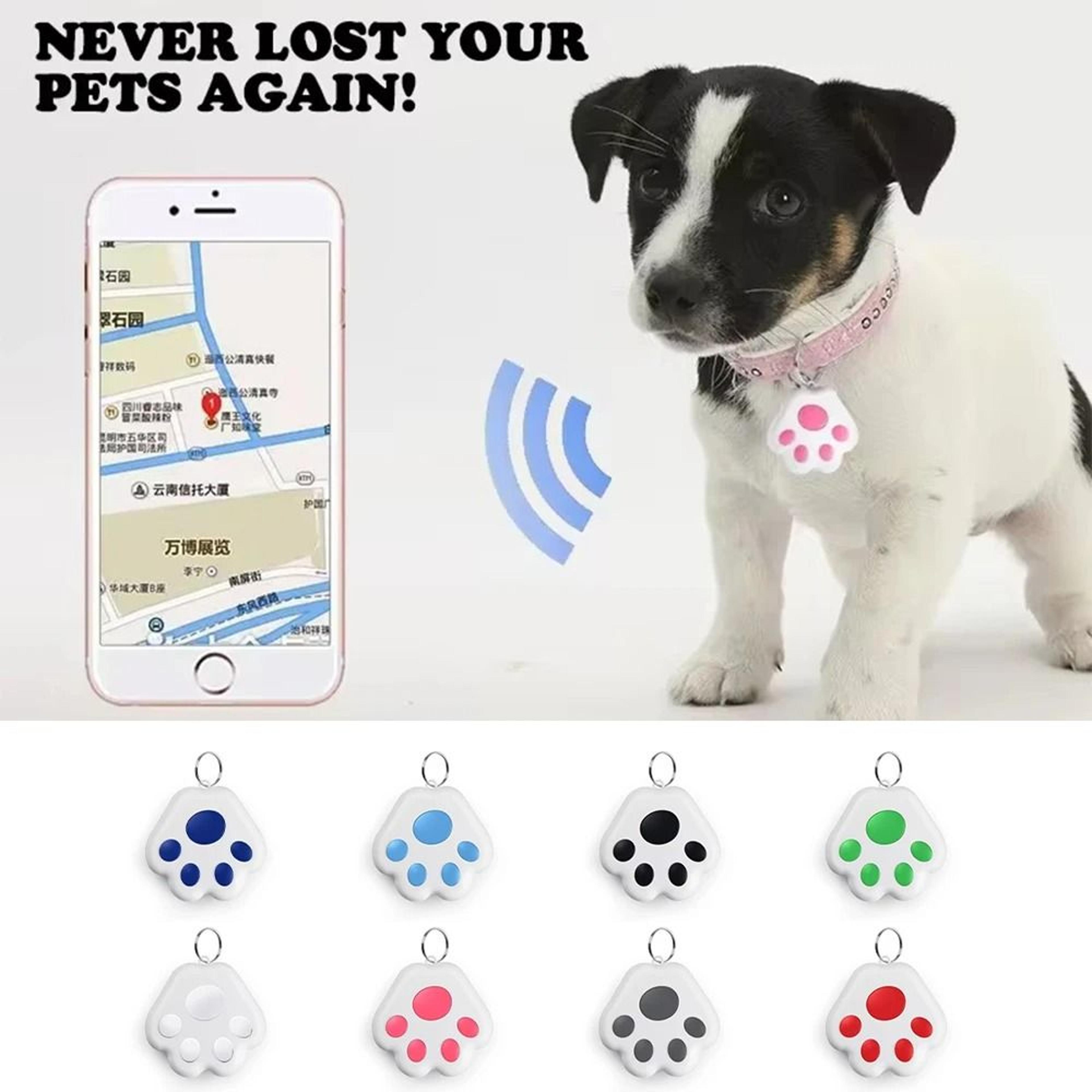 paw-print intelligent bluetooth anti-lost pet tracker