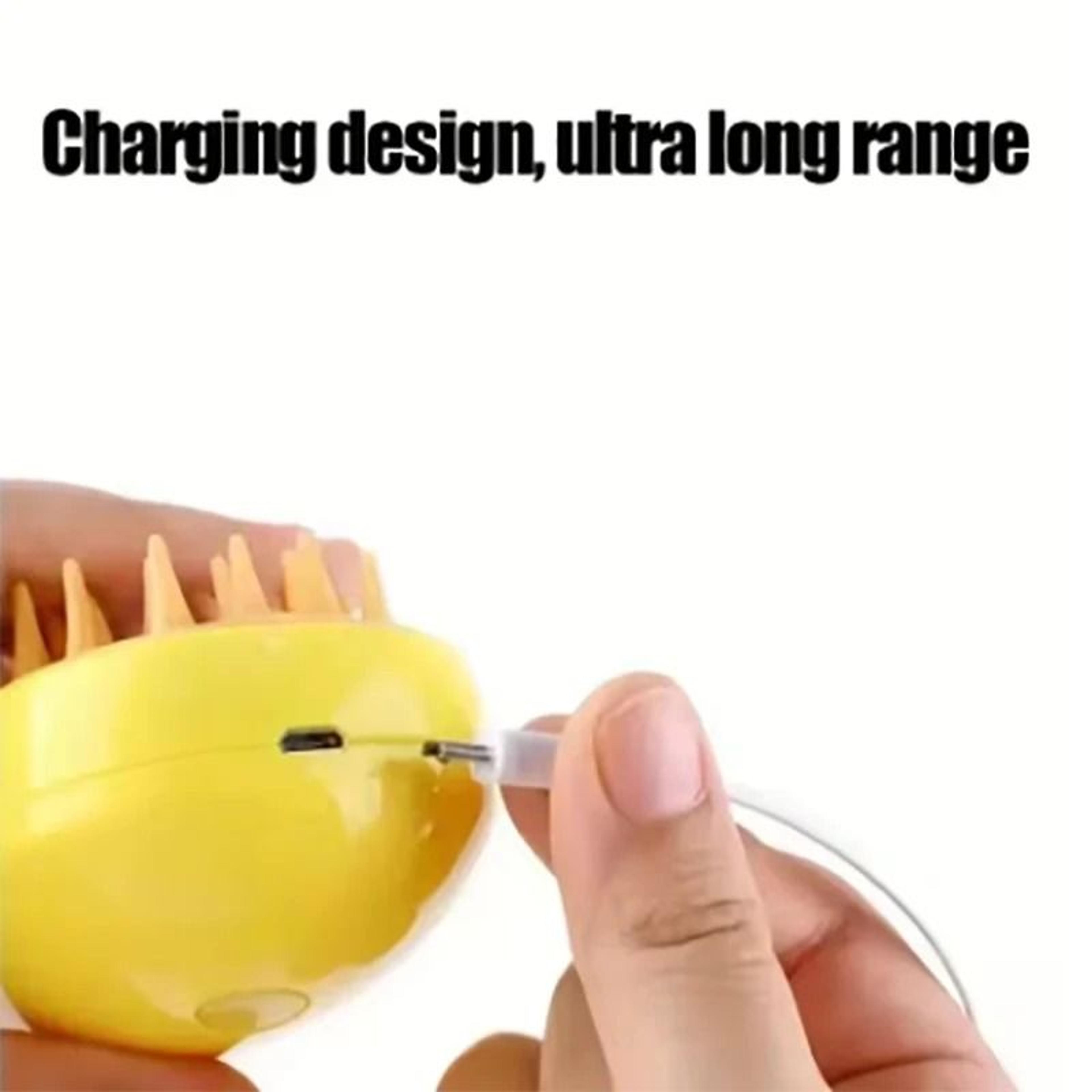 3in1 Smart Electric Steamy Pet Grooming Brush 2